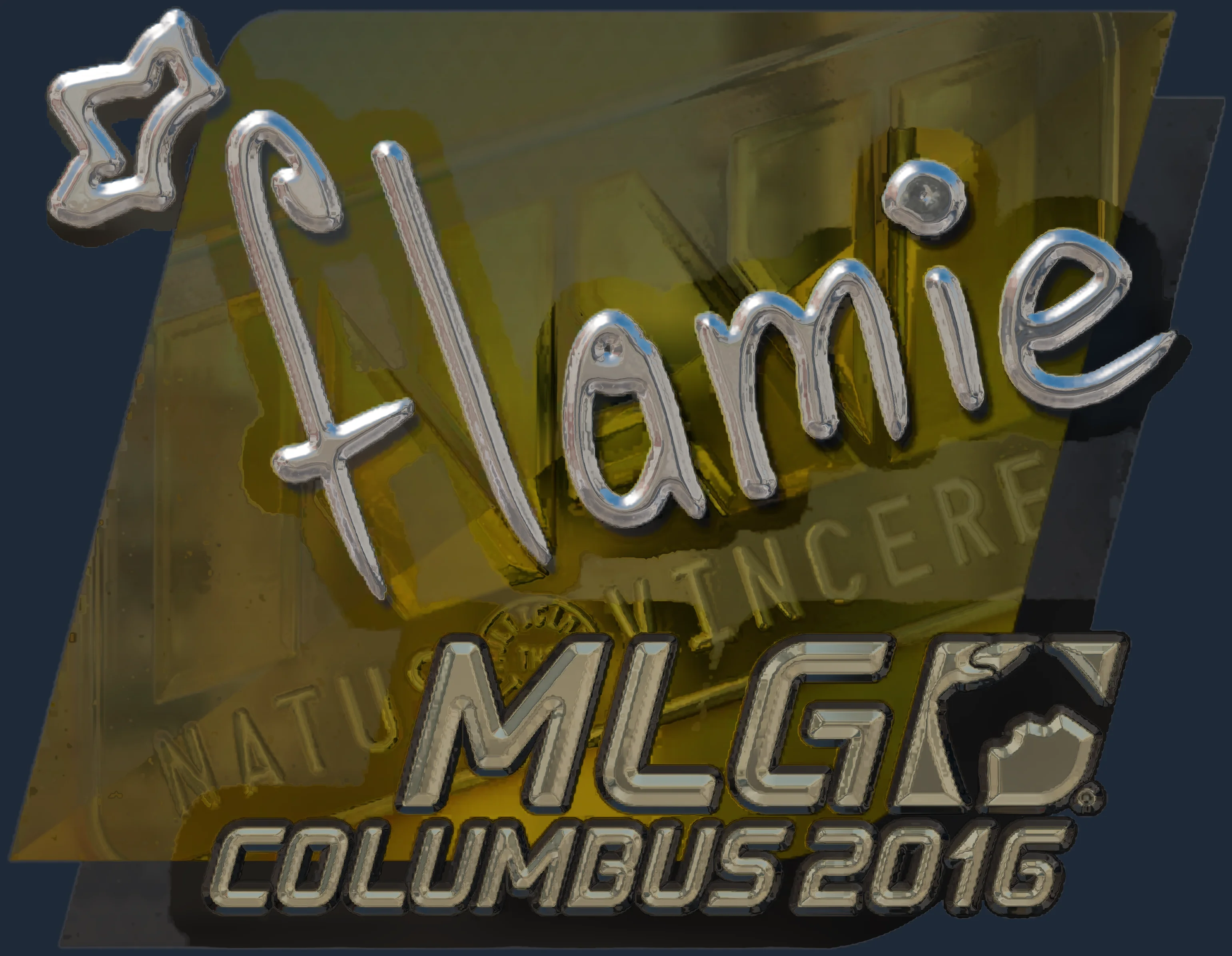 Sticker | flamie (Foil) | MLG Columbus 2016 Image