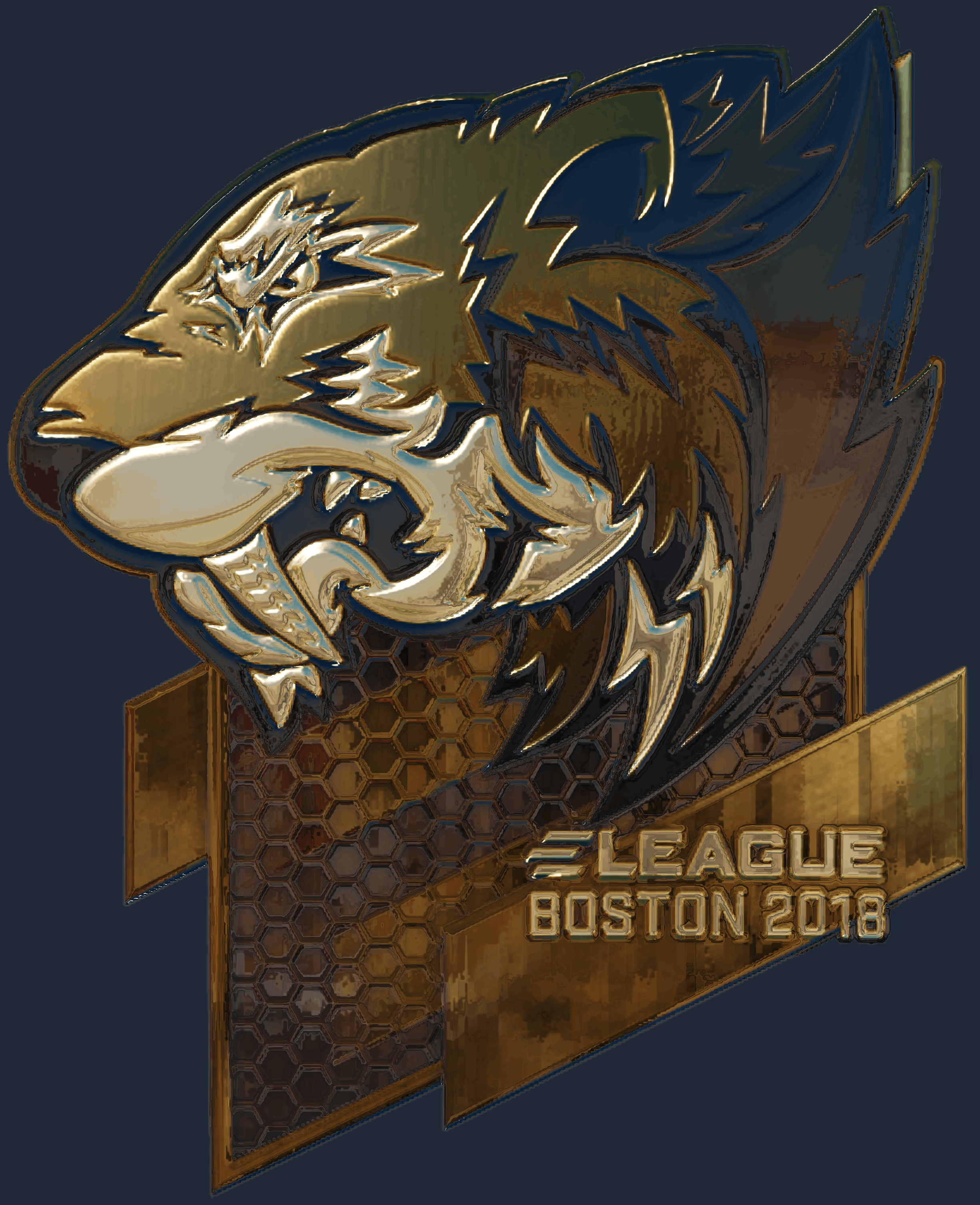 Sticker | Flash Gaming (Gold) | Boston 2018 Image