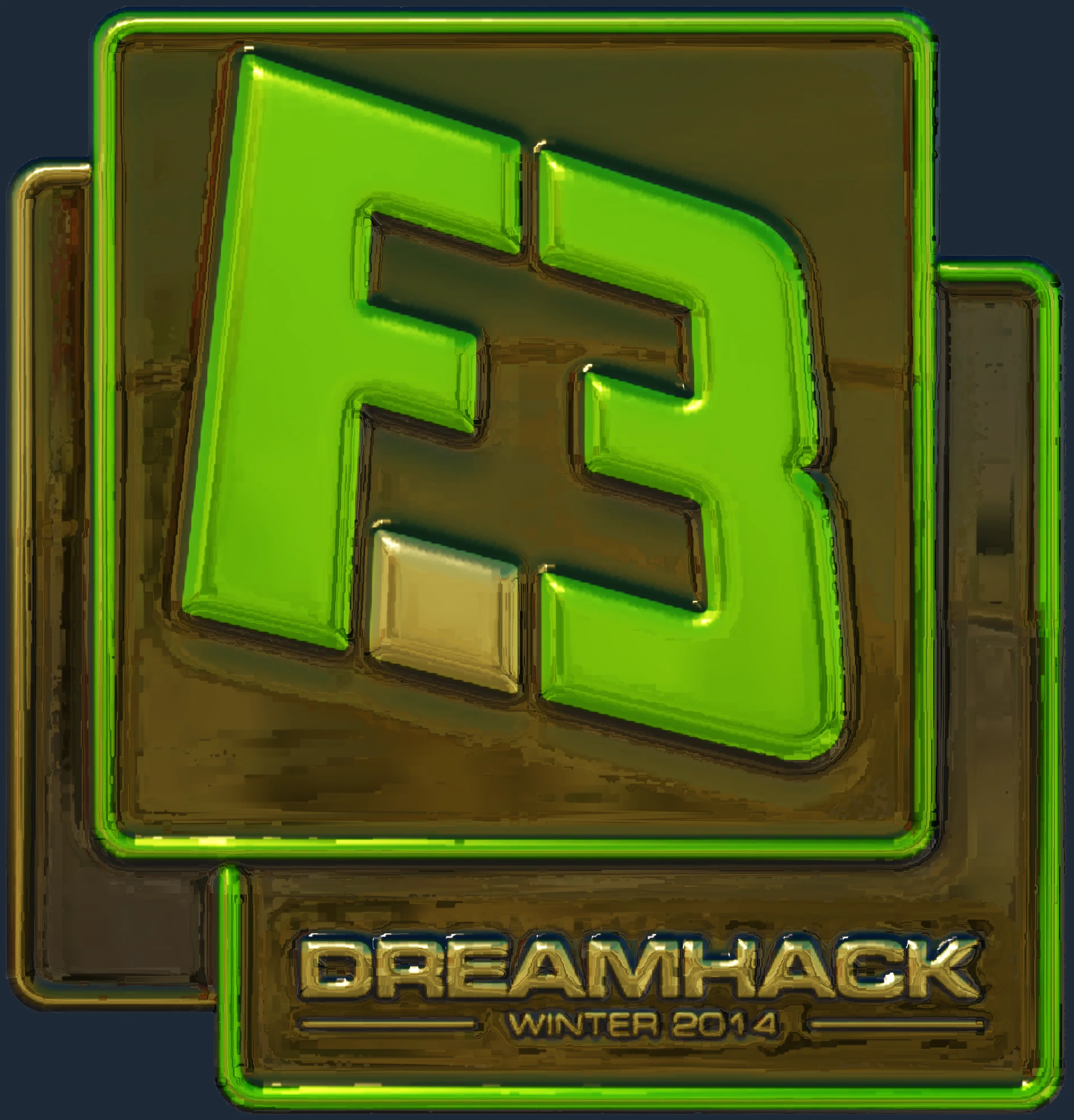 Sticker | Flipsid3 Tactics (Gold) | DreamHack 2014 Image