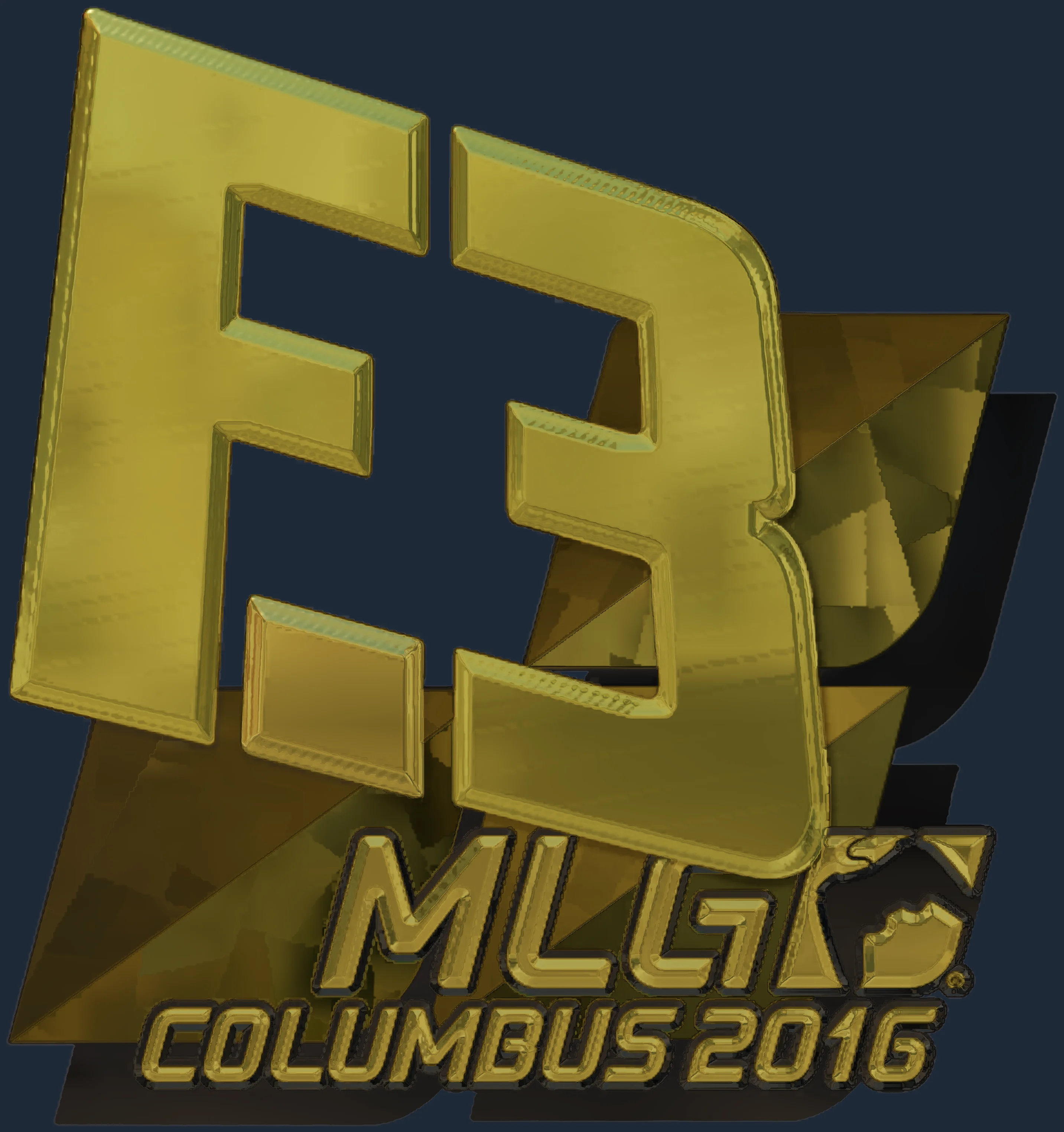 Sticker | Flipsid3 Tactics (Gold) | MLG Columbus 2016 Image