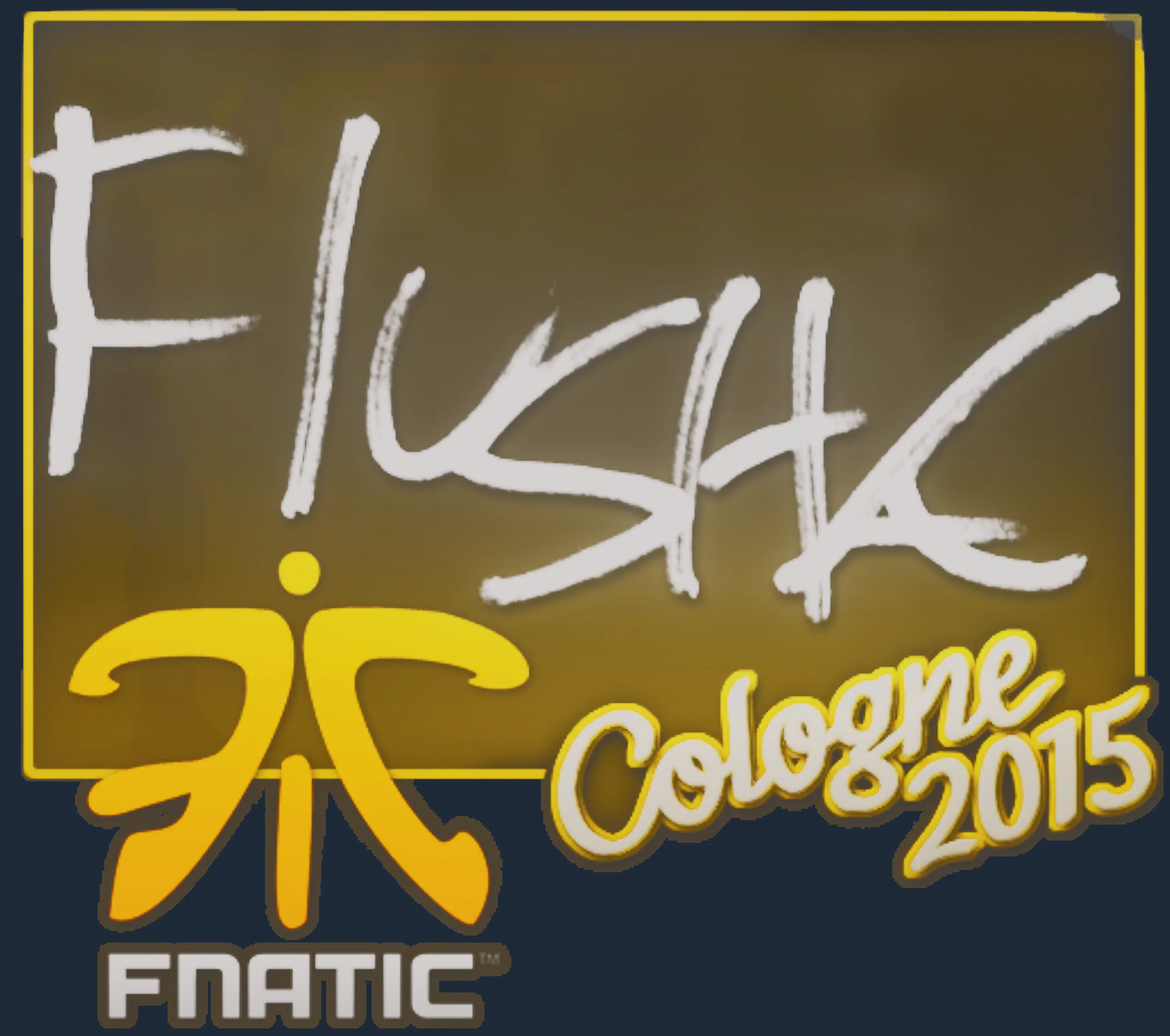 Sticker | flusha | Cologne 2015 Image