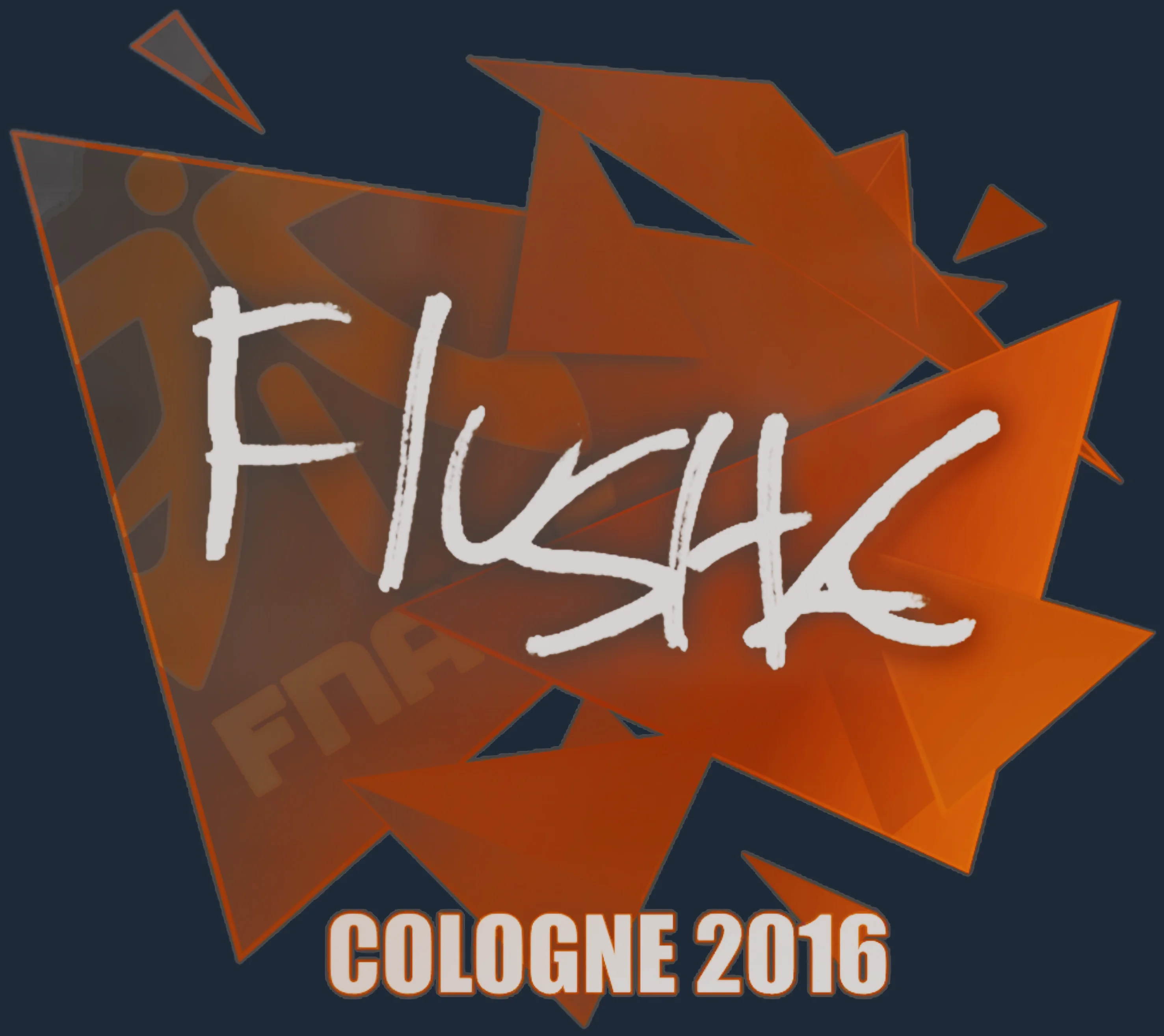 Sticker | flusha | Cologne 2016 Image