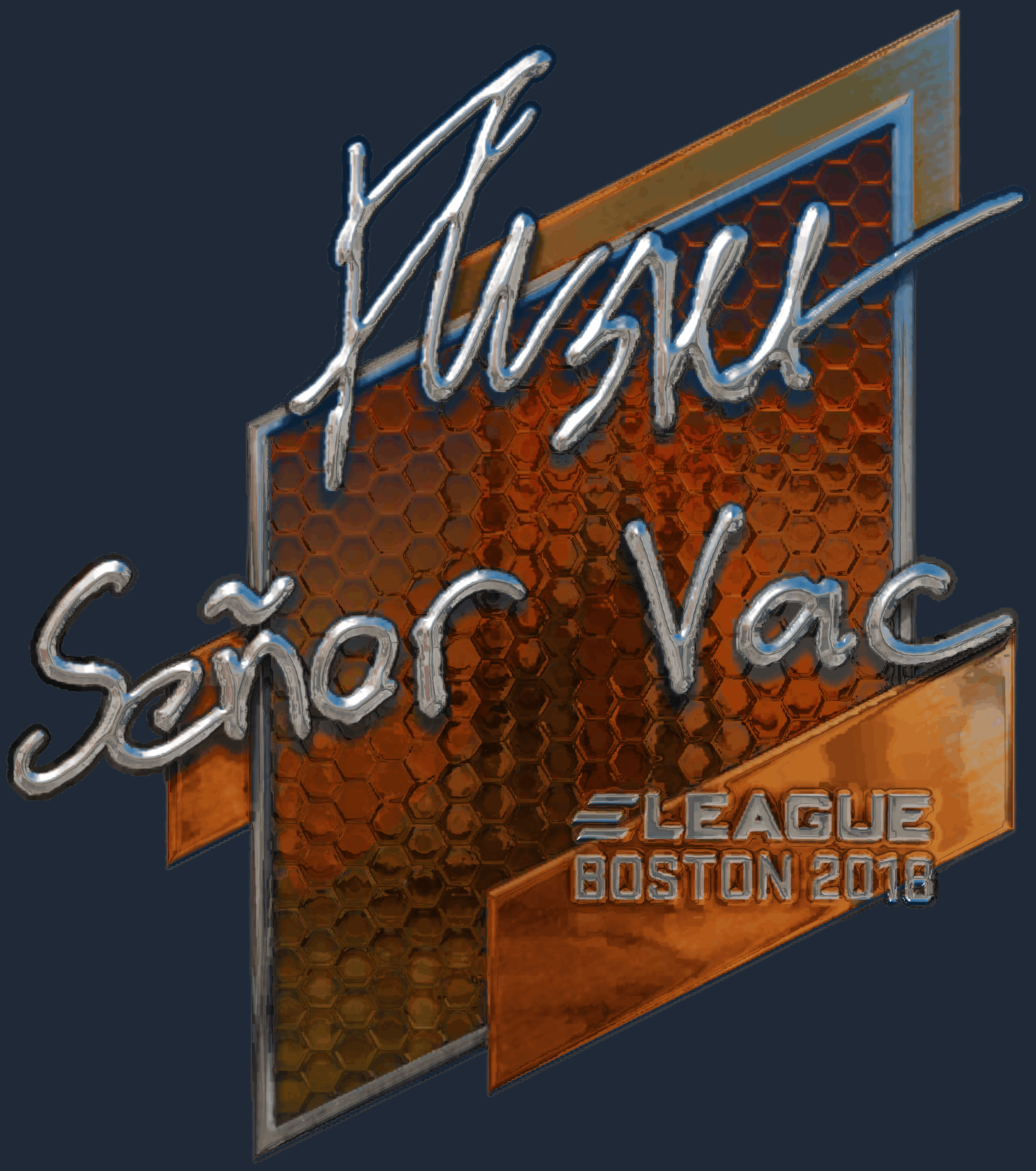 Sticker | flusha (Foil) | Boston 2018 Image