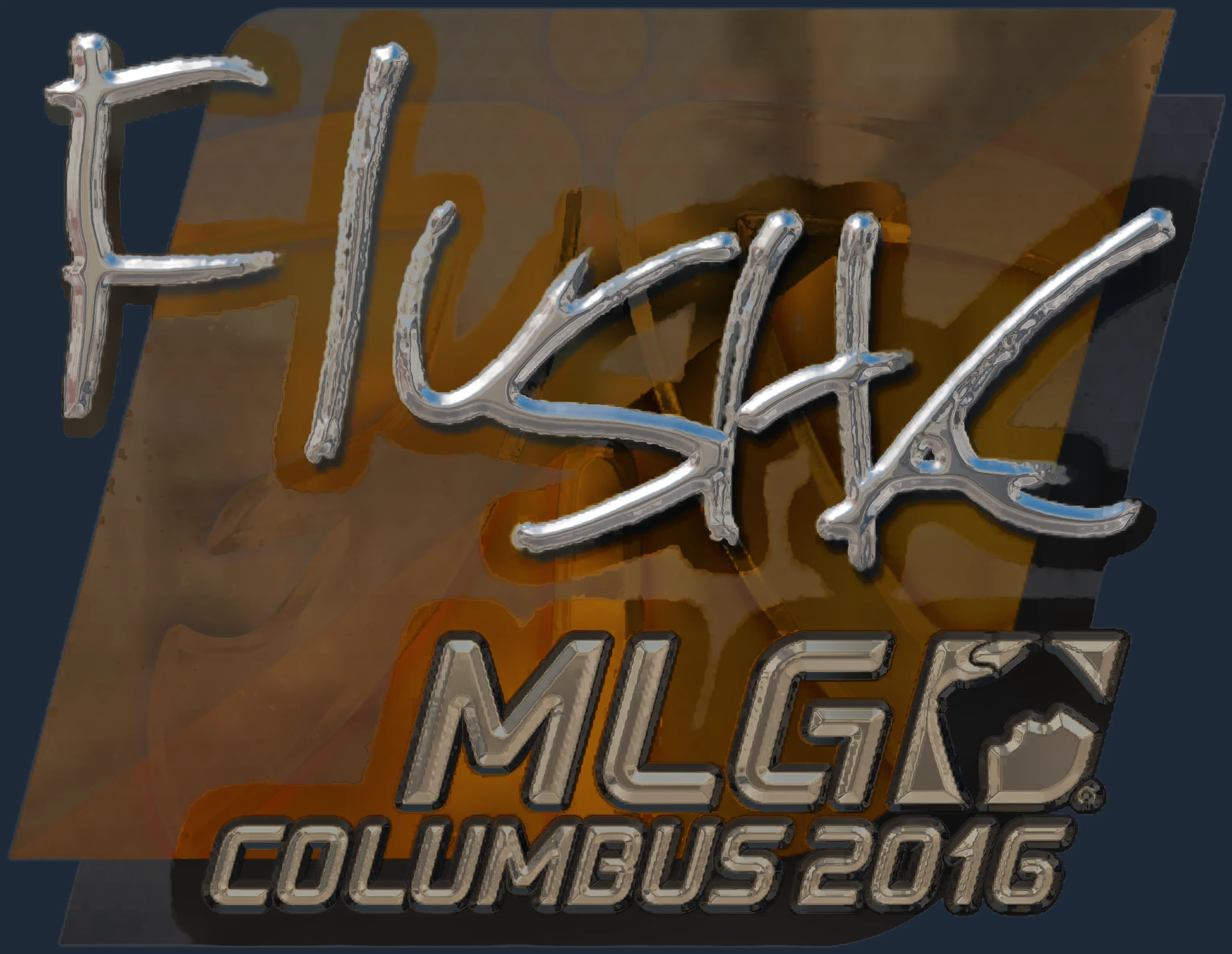 Sticker | flusha (Foil) | MLG Columbus 2016 Image