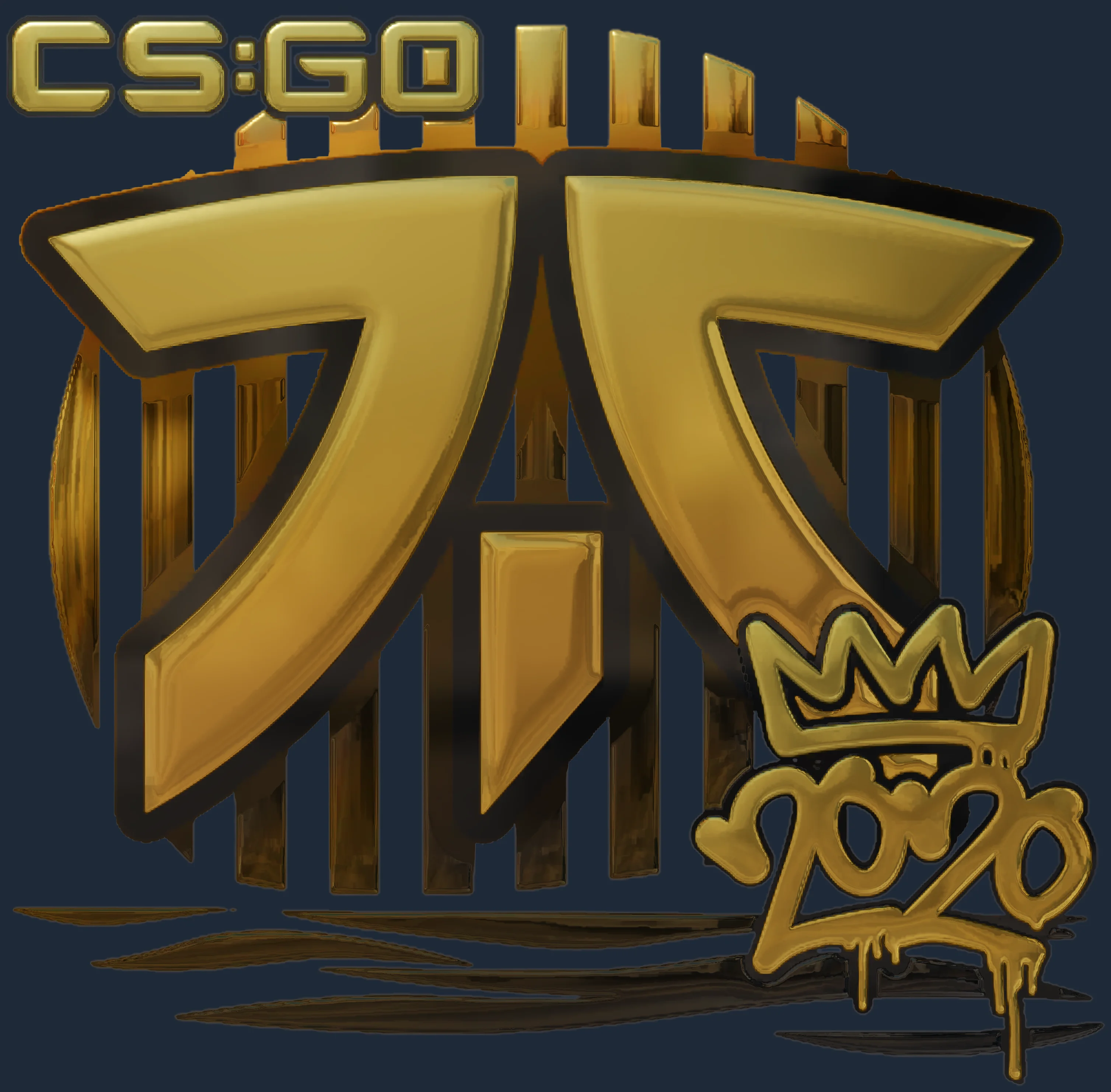 Sticker | Fnatic (Gold) | 2020 RMR Image