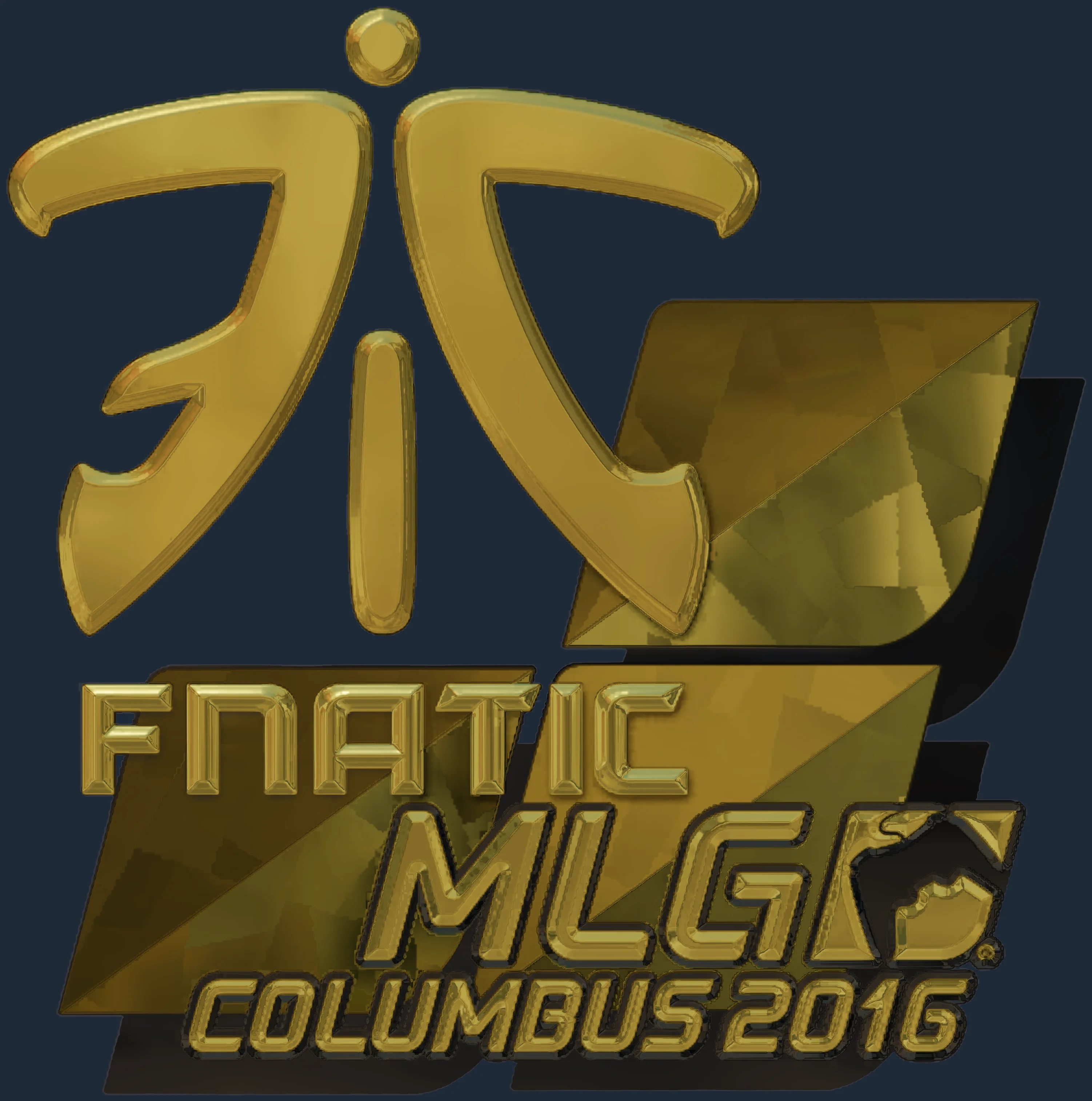 Sticker | Fnatic (Gold) | MLG Columbus 2016 Image