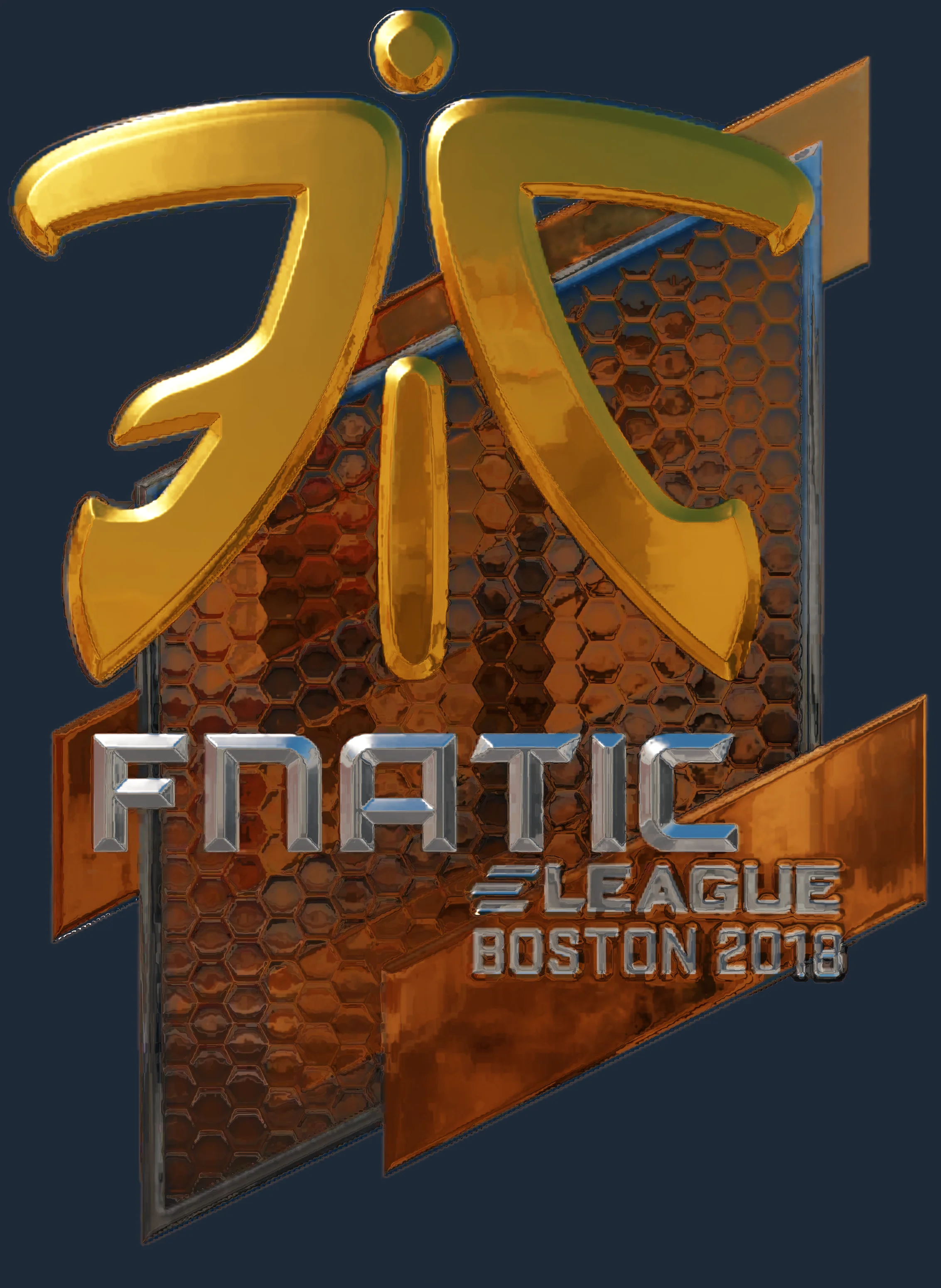 Sticker | Fnatic (Foil) | Boston 2018 Image