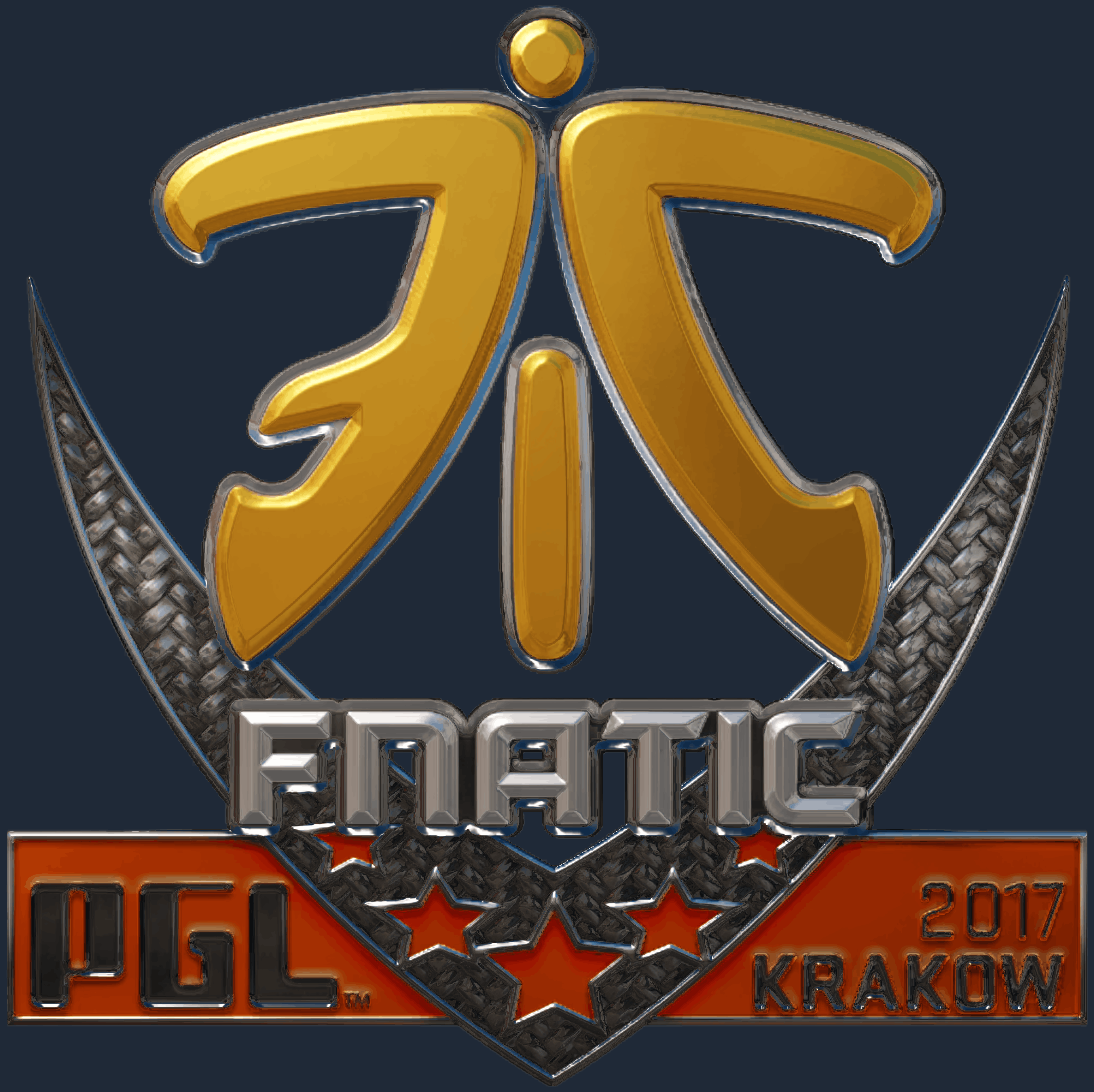 Sticker | Fnatic (Foil) | Krakow 2017 Image