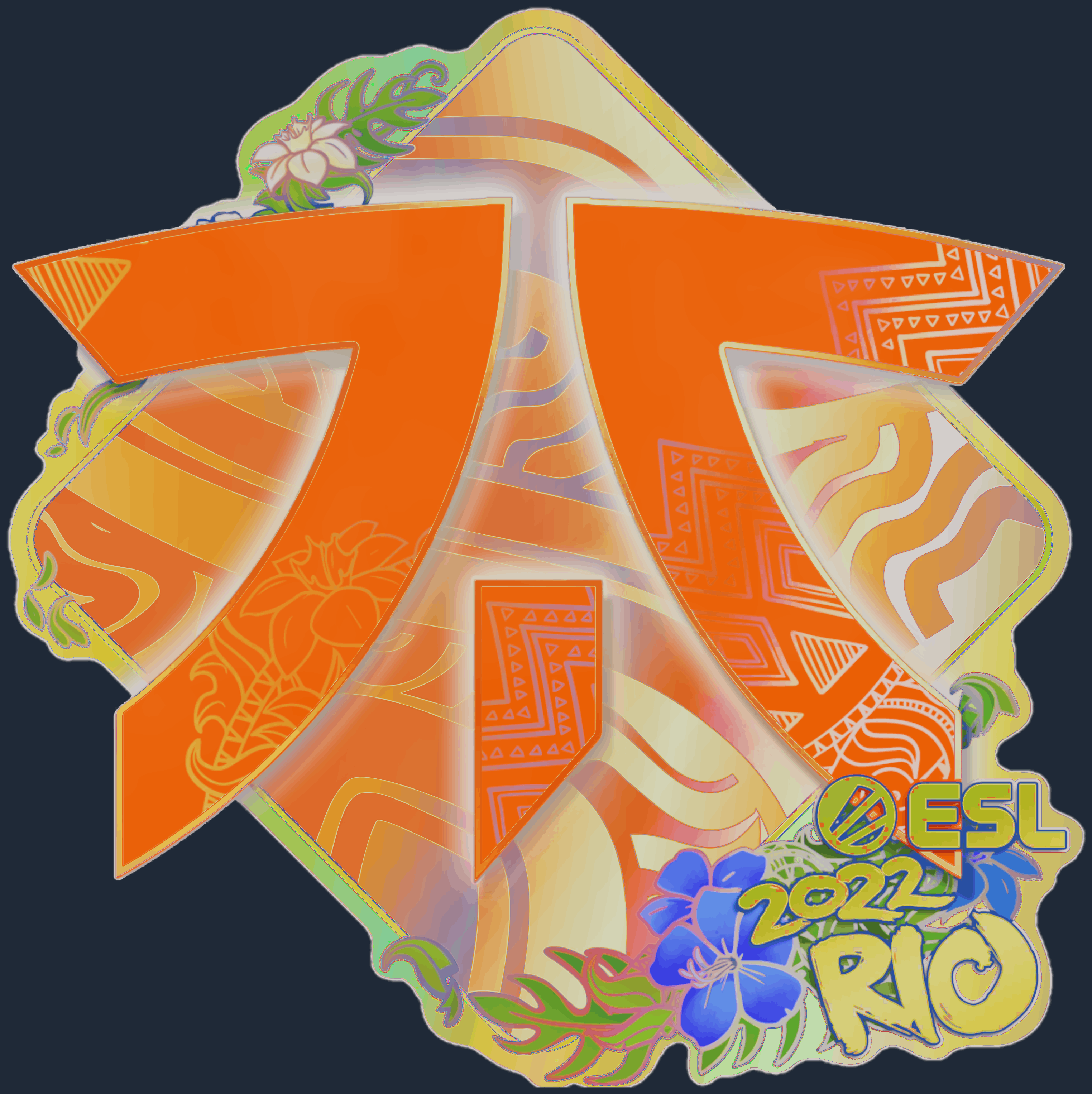 Sticker | Fnatic (Holo) | Rio 2022 Image