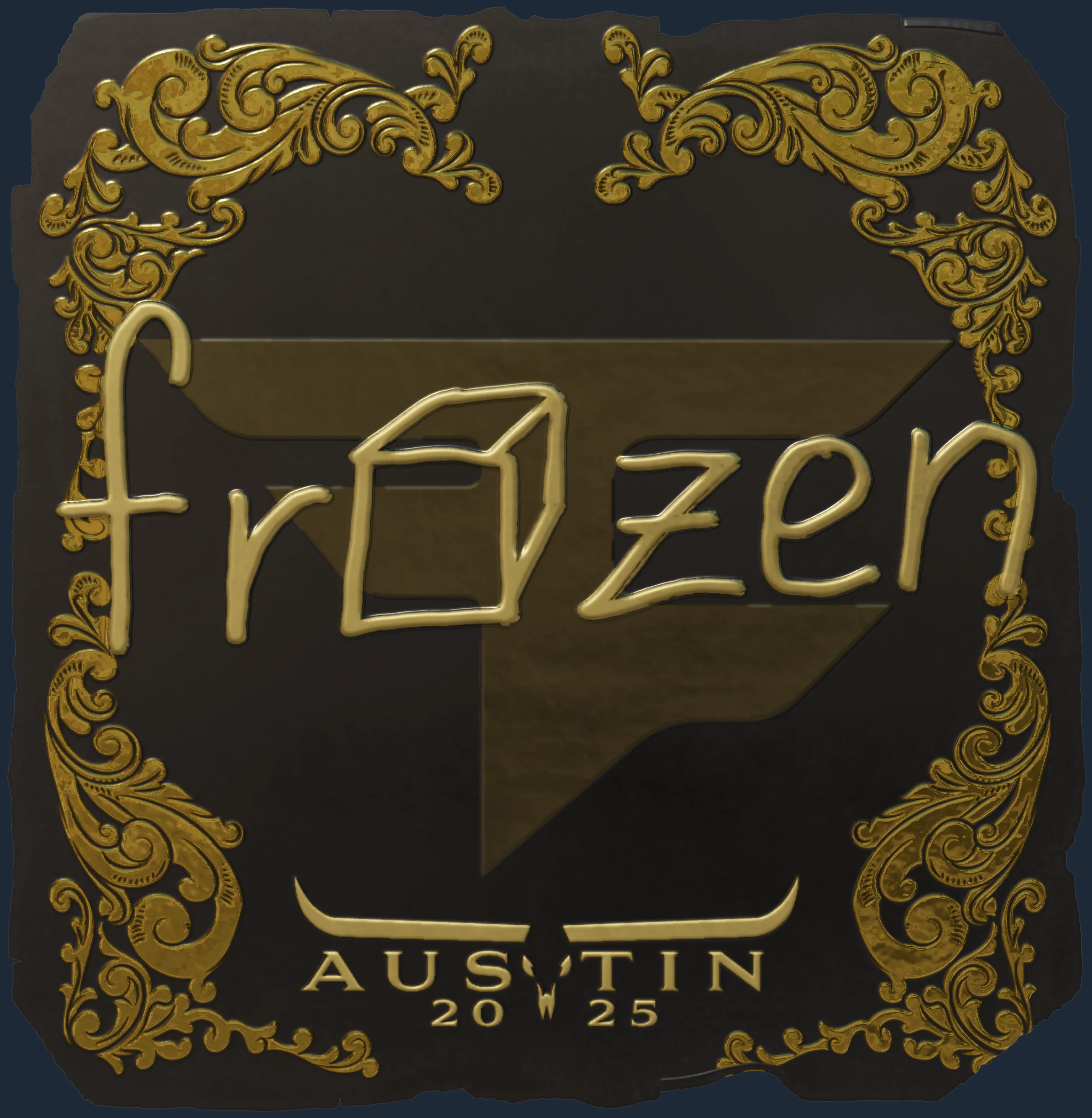 Sticker | frozen (Gold) | Austin 2025 Image