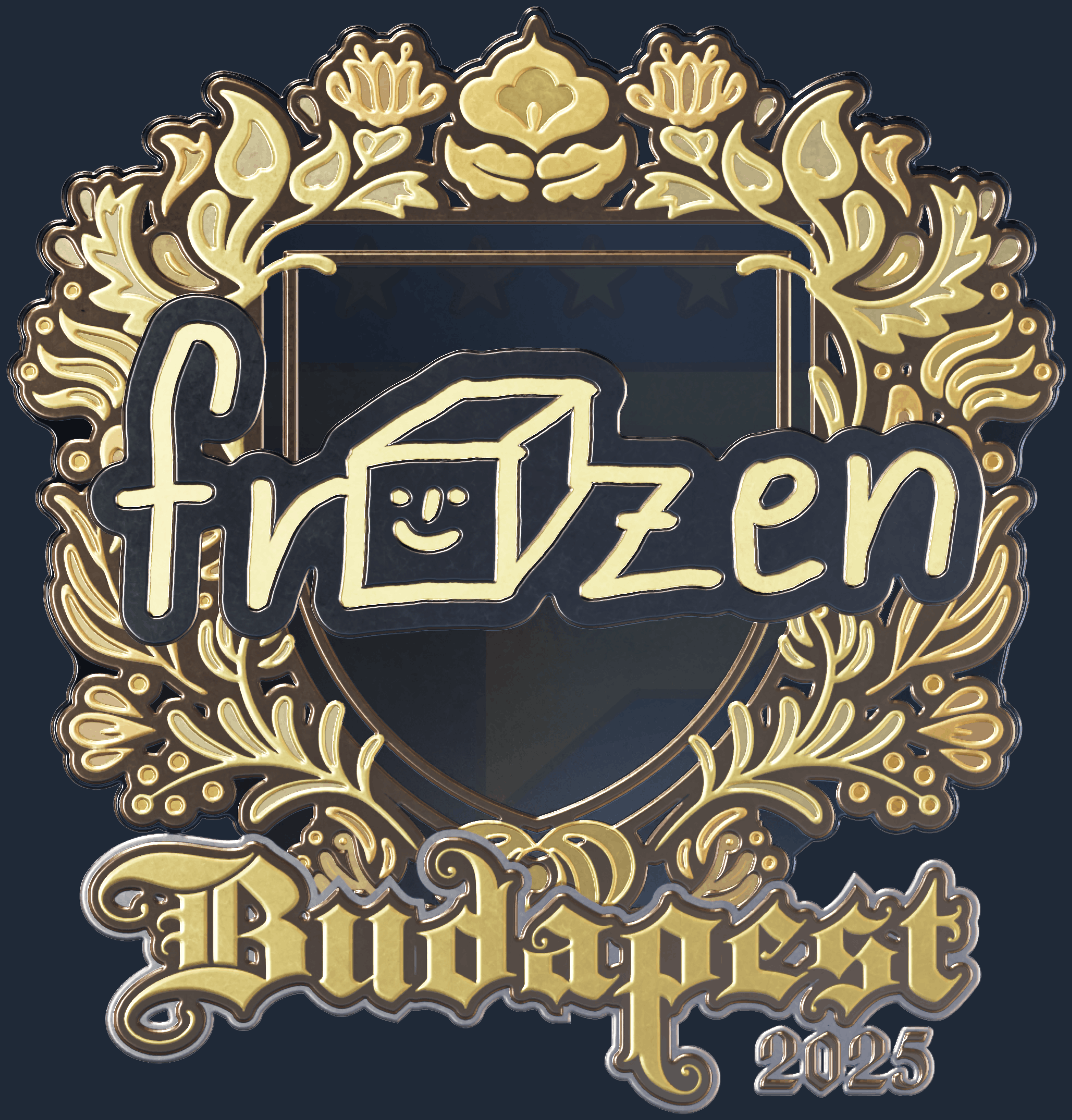 Sticker | frozen (Gold) | Budapest 2025 Image