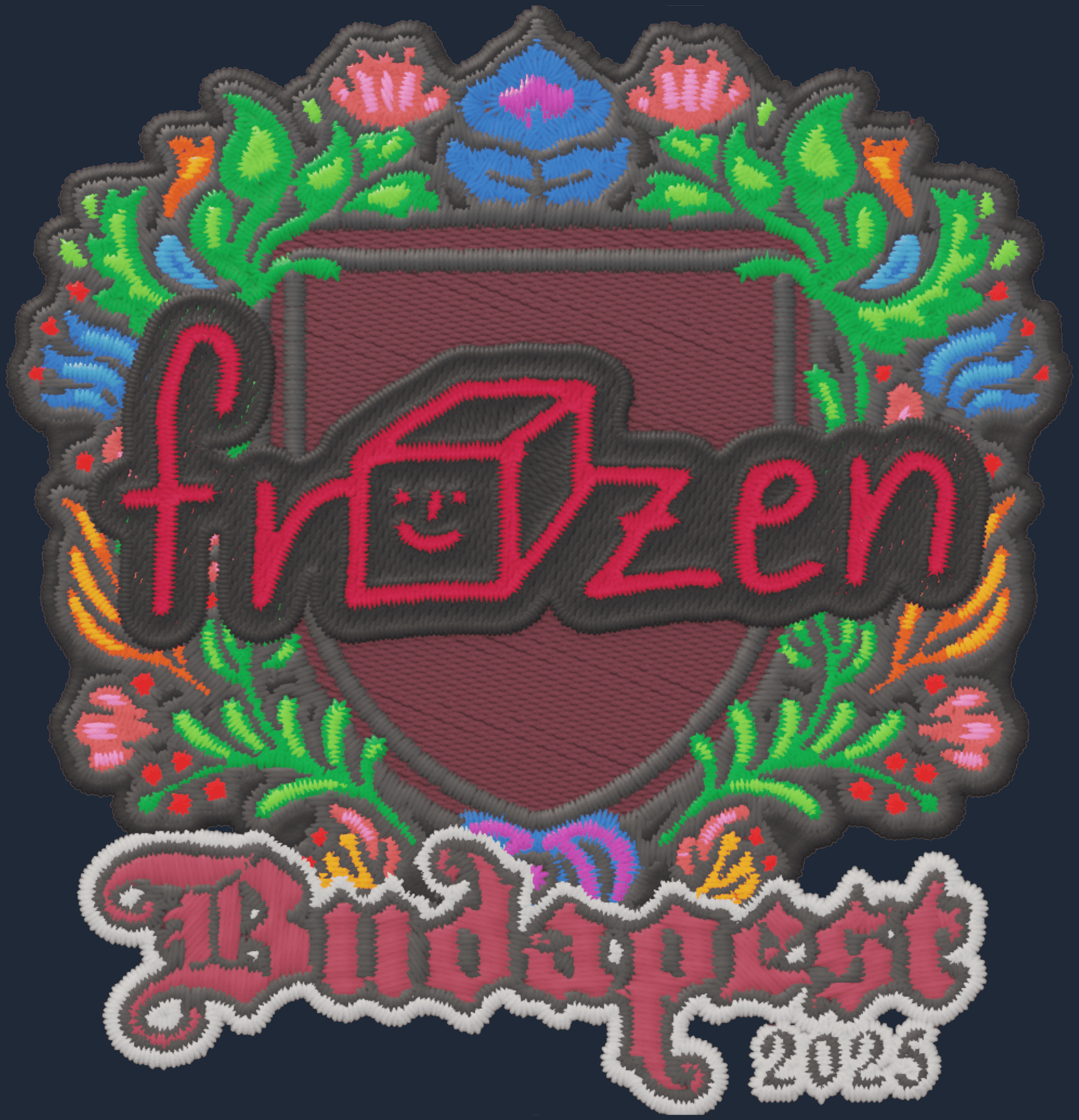 Sticker | frozen (Embroidered) | Budapest 2025 Image