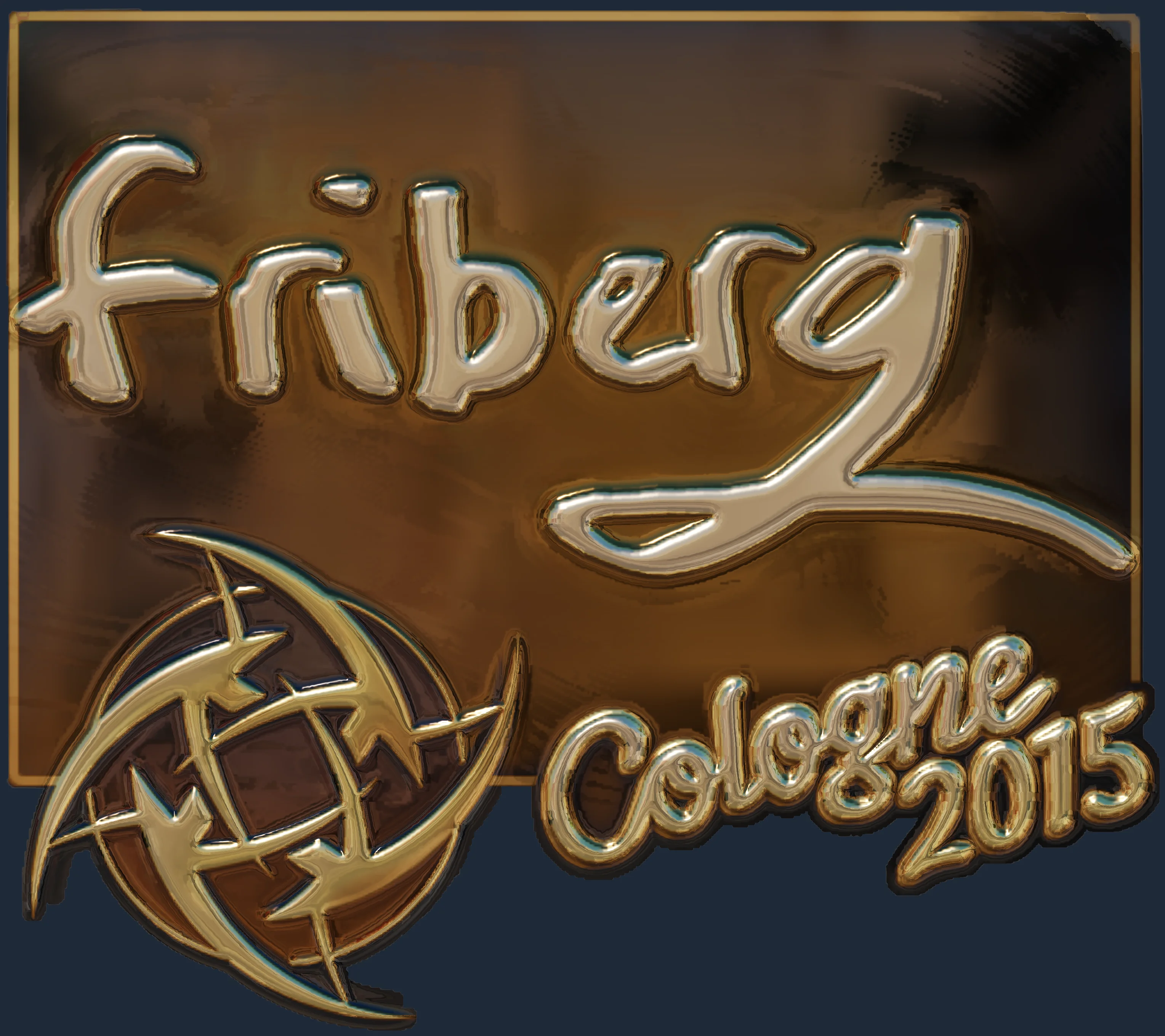 Sticker | friberg (Gold) | Cologne 2015 Image