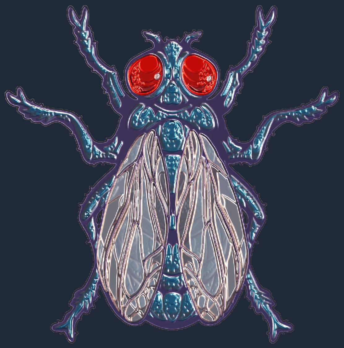 Sticker | Fruit Fly (Foil) Image