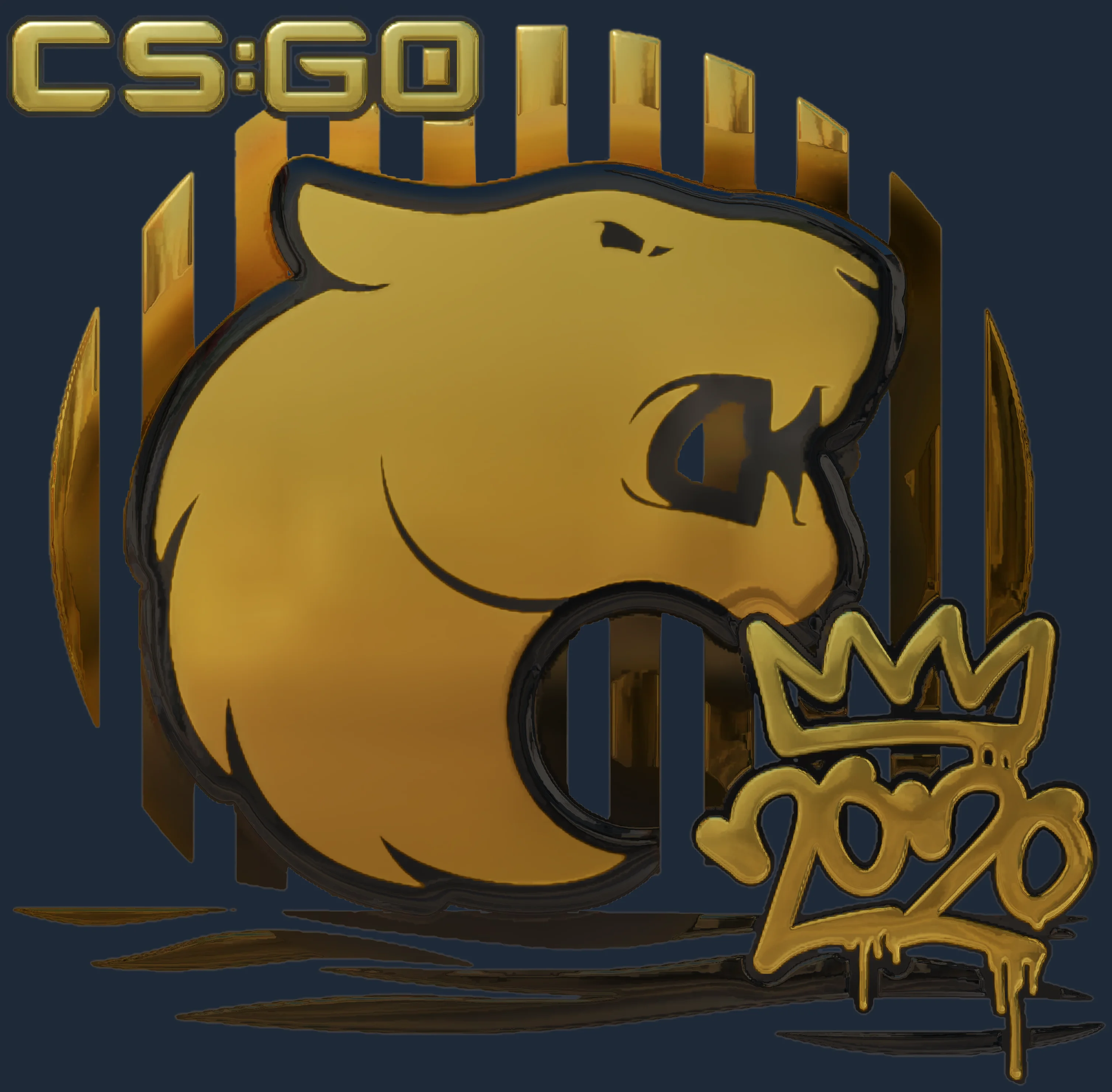 Sticker | FURIA (Gold) | 2020 RMR Image