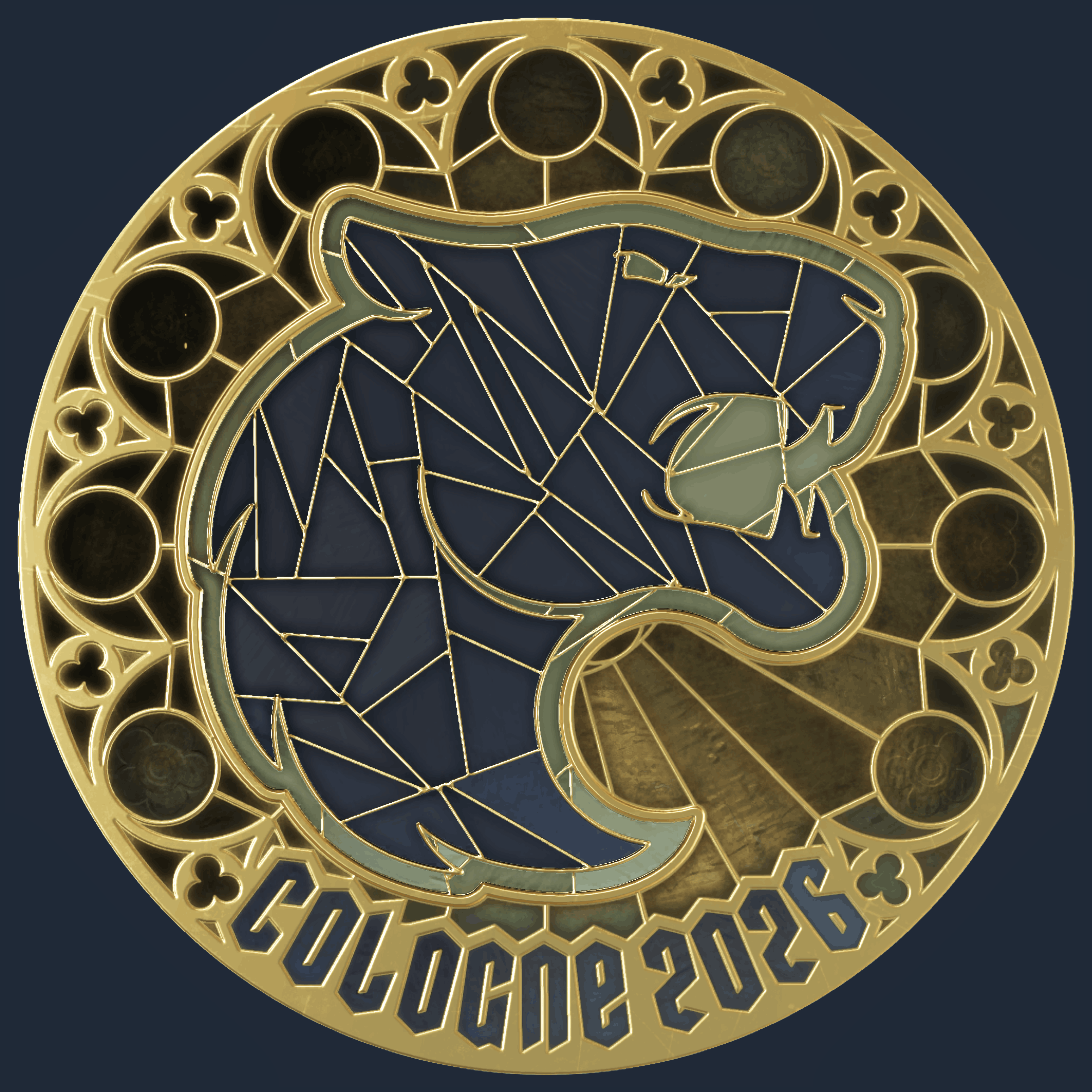 Sticker | FURIA (Gold) | Cologne 2026 Image