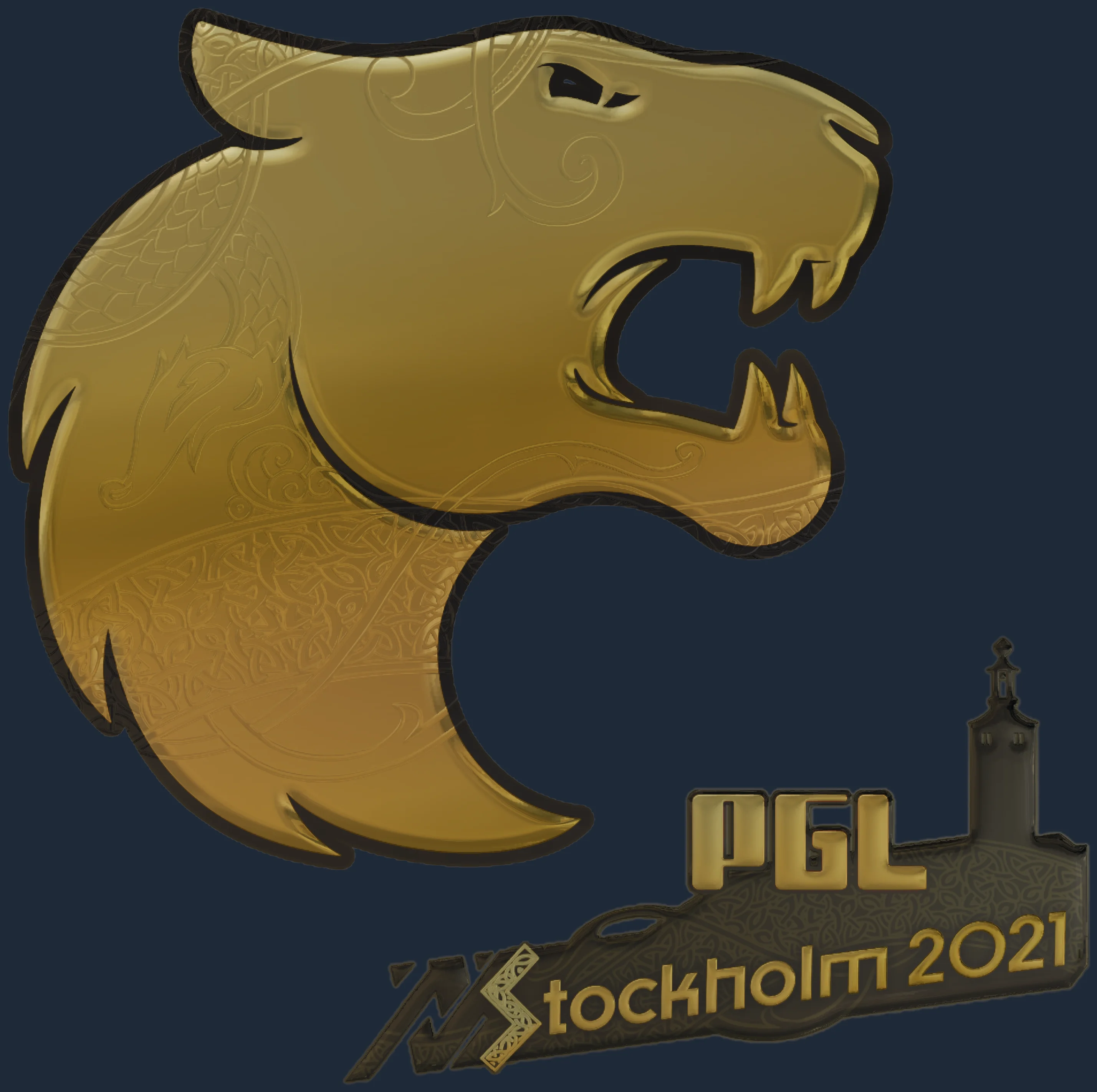 Sticker | FURIA (Gold) | Stockholm 2021 Image