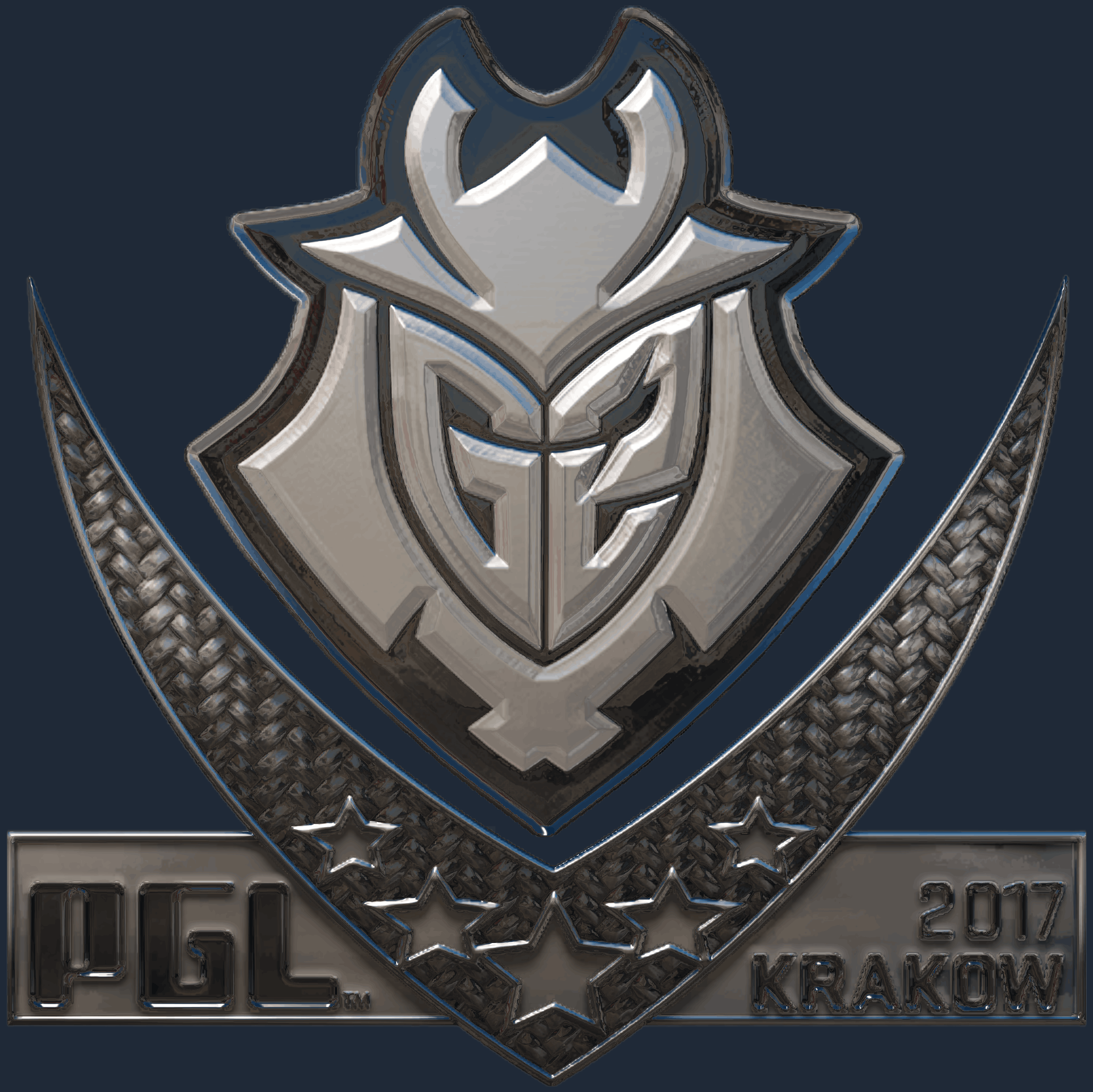 Sticker | G2 Esports (Foil) | Krakow 2017 Image