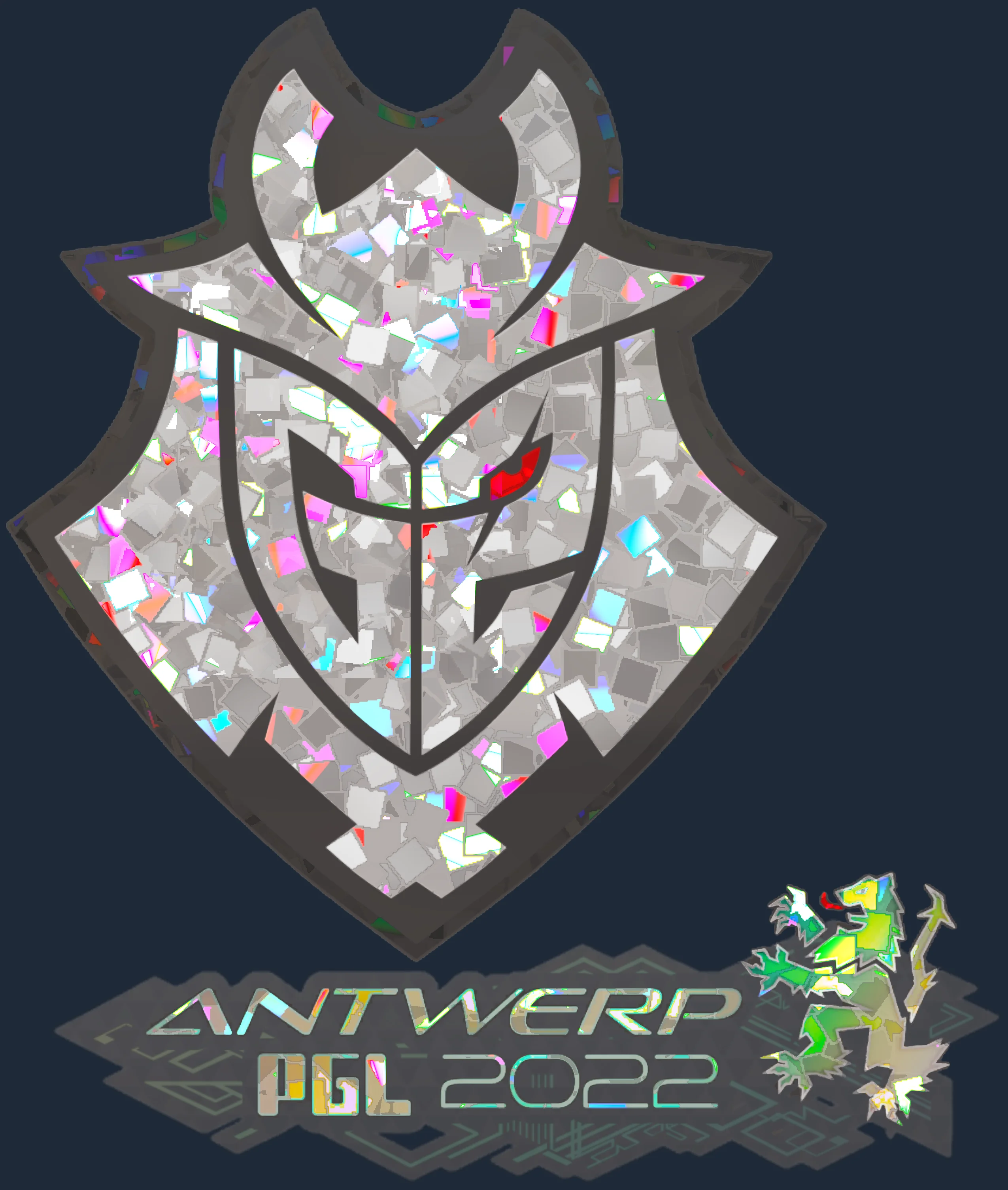 Sticker | G2 Esports (Glitter) | Antwerp 2022 Image