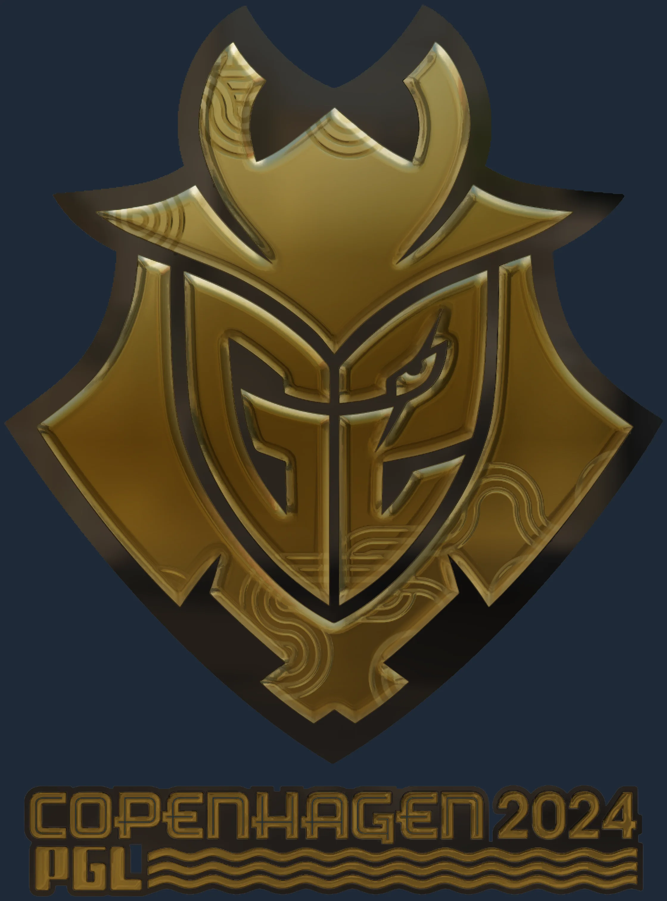 Sticker | G2 Esports (Gold) | Copenhagen 2024 Image