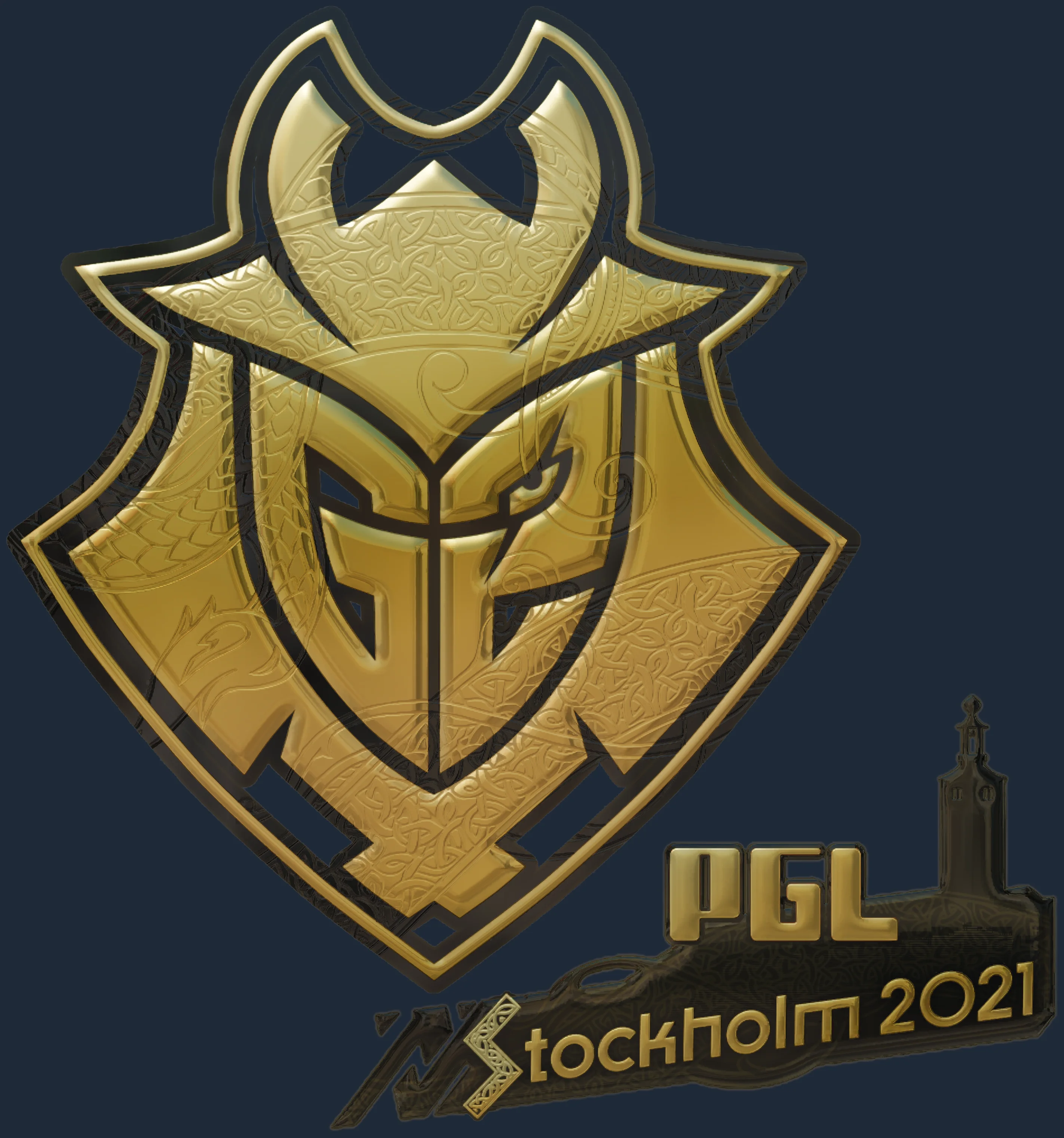 Sticker | G2 Esports (Gold) | Stockholm 2021 Image