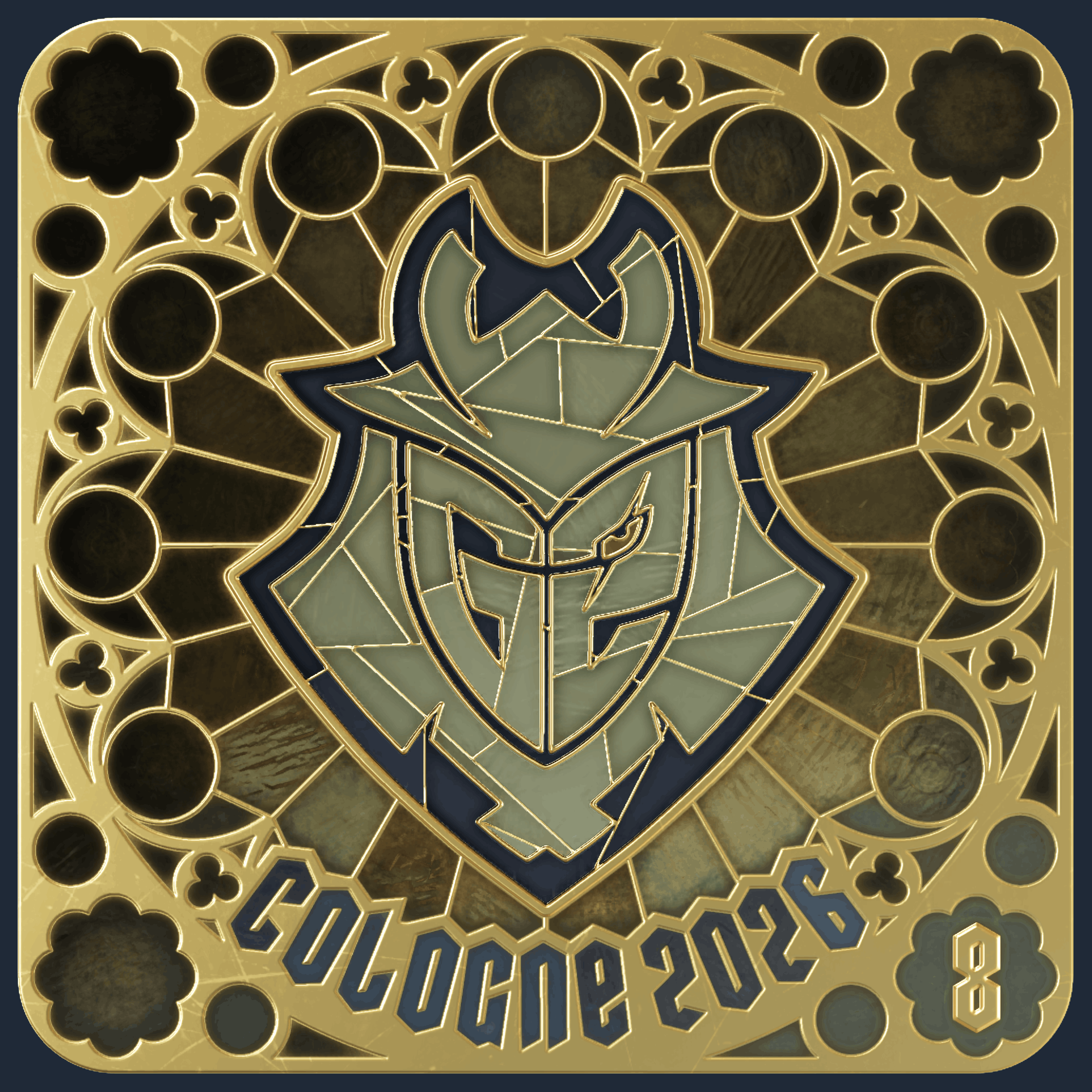 Sticker | G2 esports (Gold, Ranked) | Cologne 2026 Image