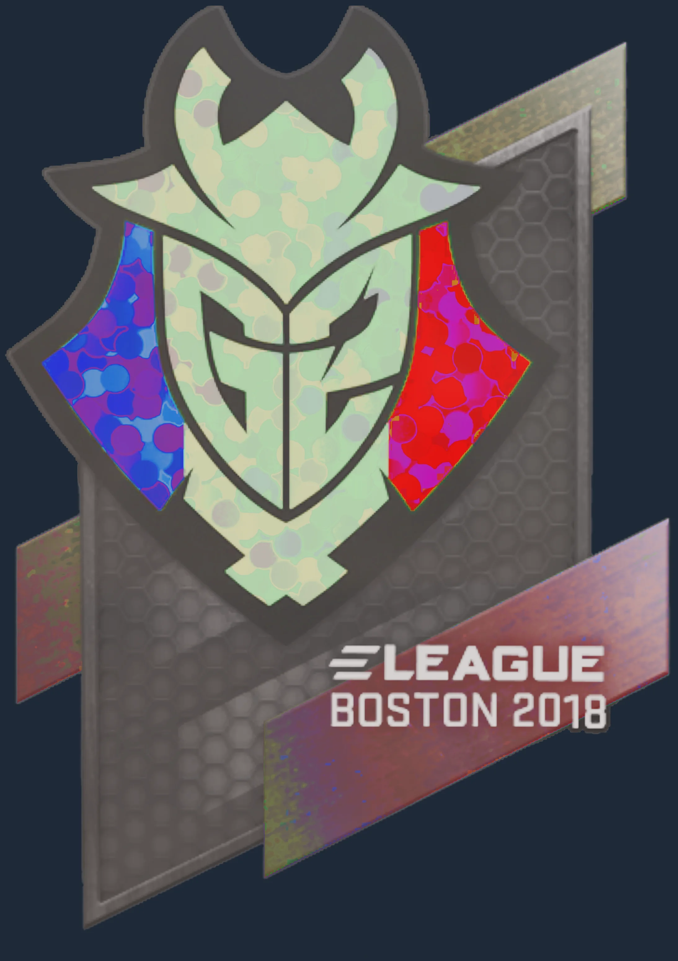 Sticker | G2 Esports (Holo) | Boston 2018 Image
