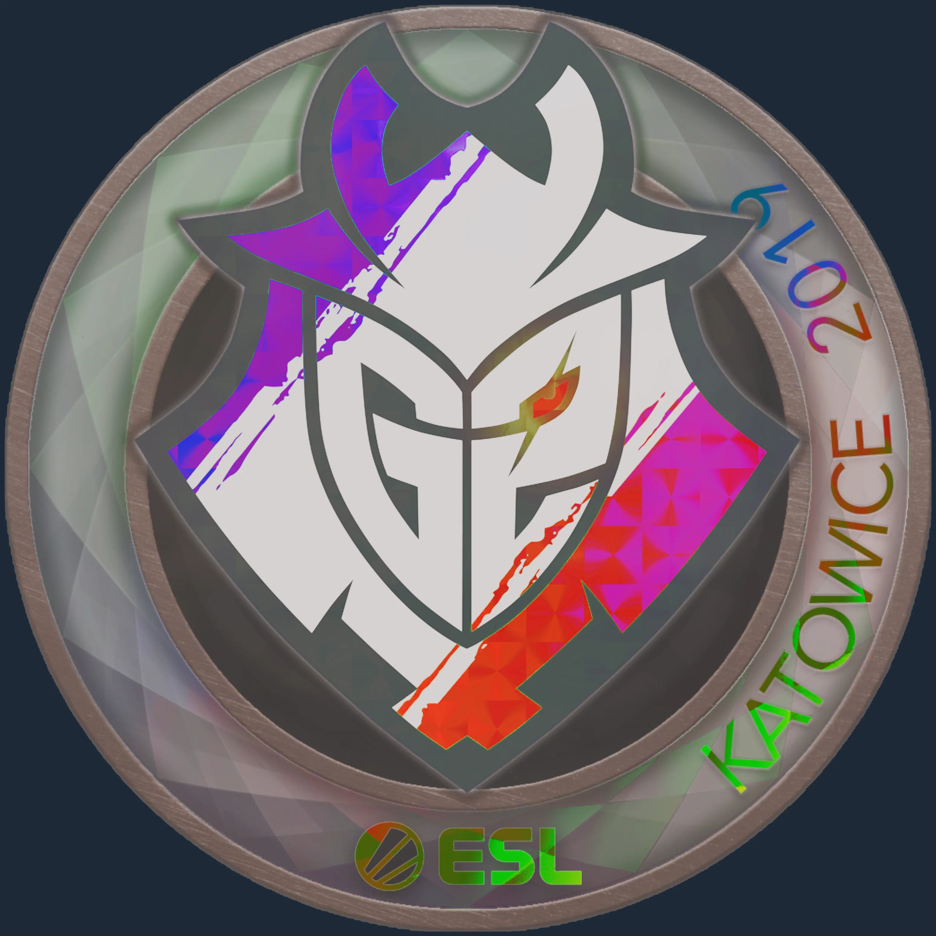 Sticker | G2 Esports (Holo) | Katowice 2019 Image
