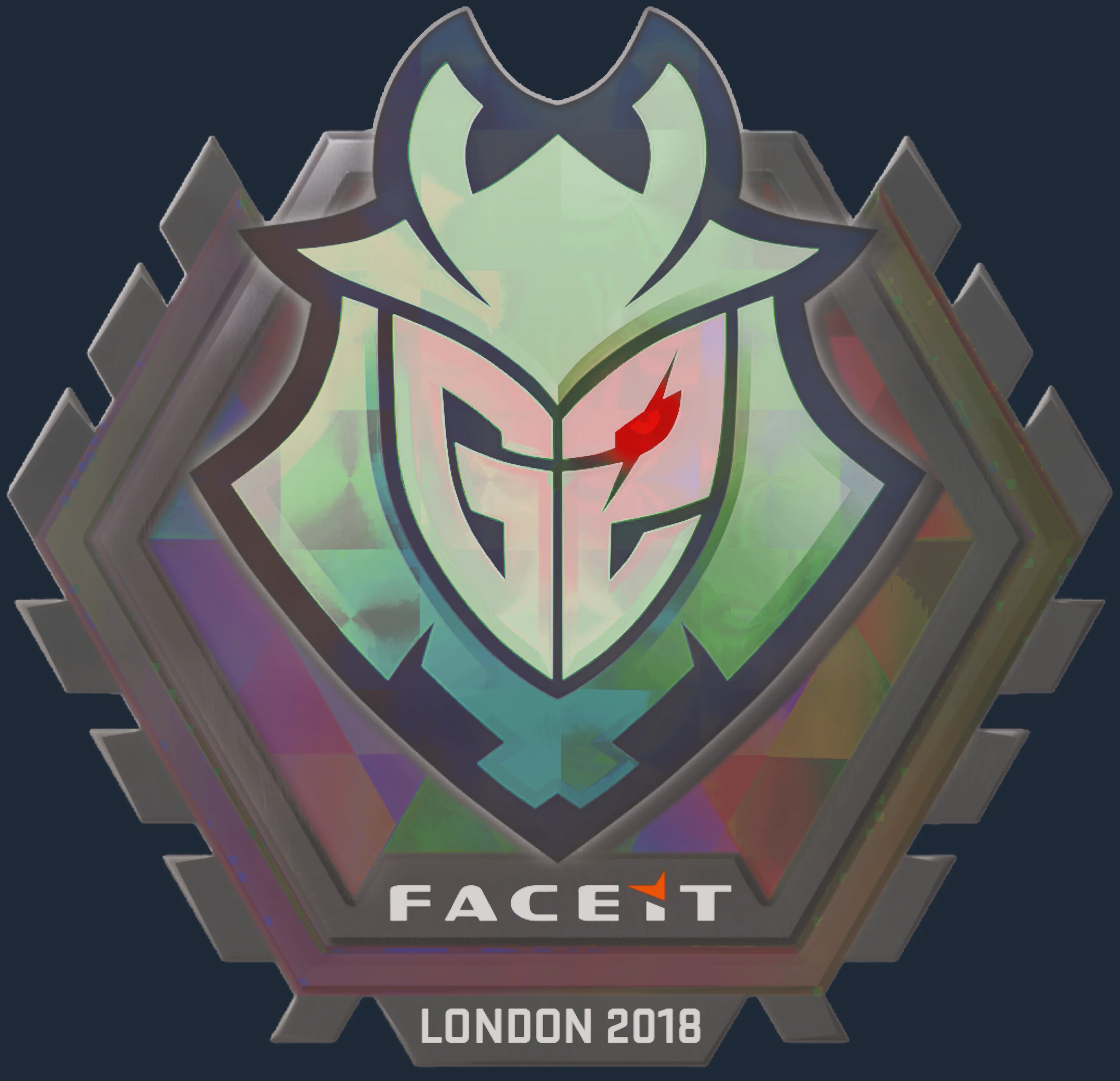 Sticker | G2 Esports (Holo) | London 2018 Image