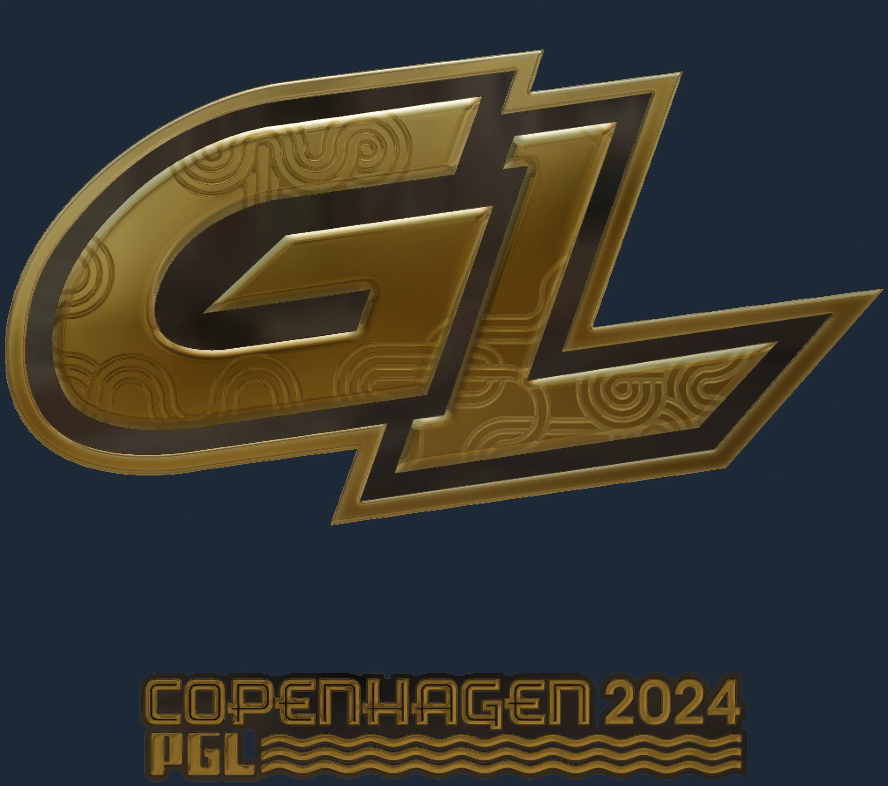 Sticker | GamerLegion (Gold) | Copenhagen 2024 Image