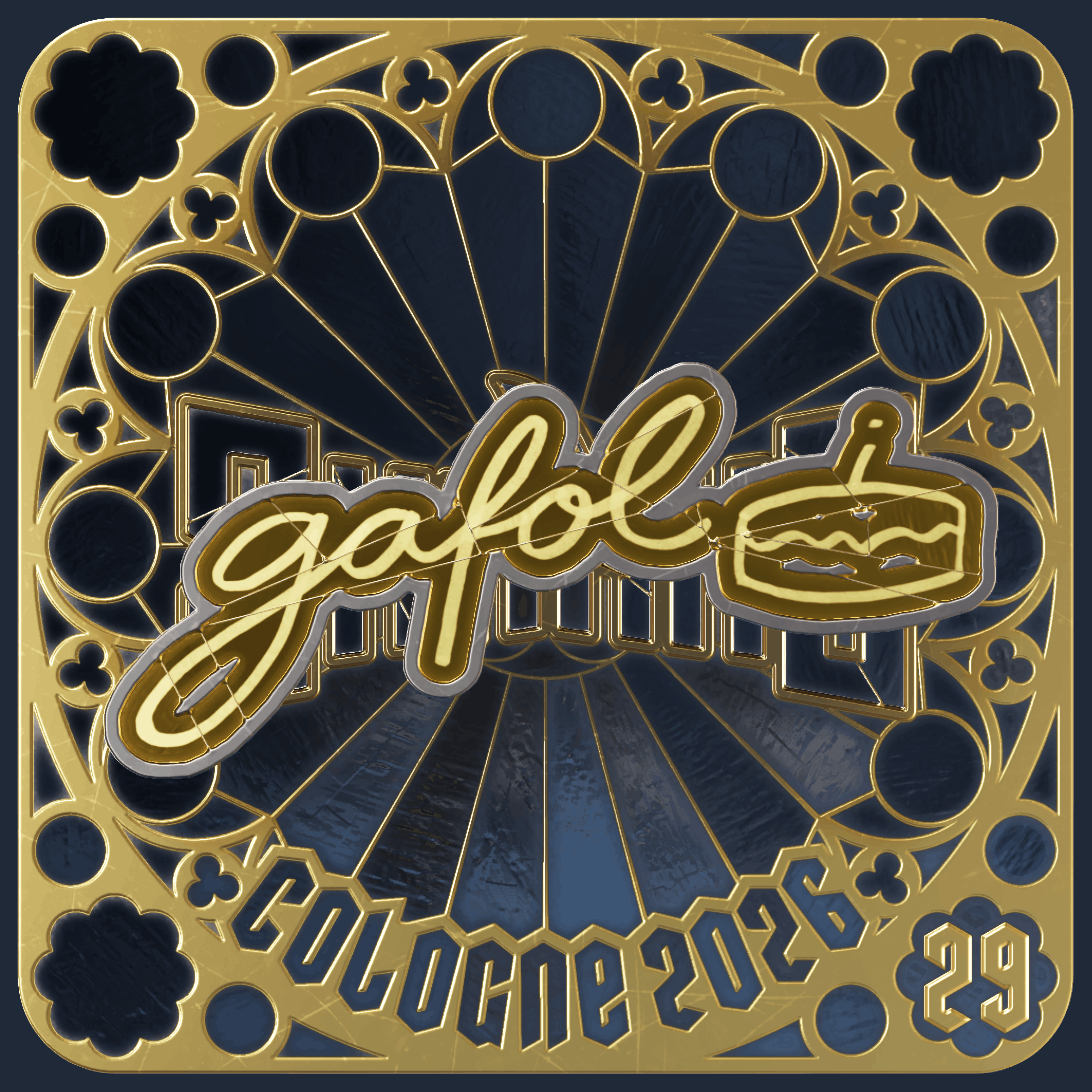 Sticker | gafolo (Gold, Ranked) | Cologne 2026 Image