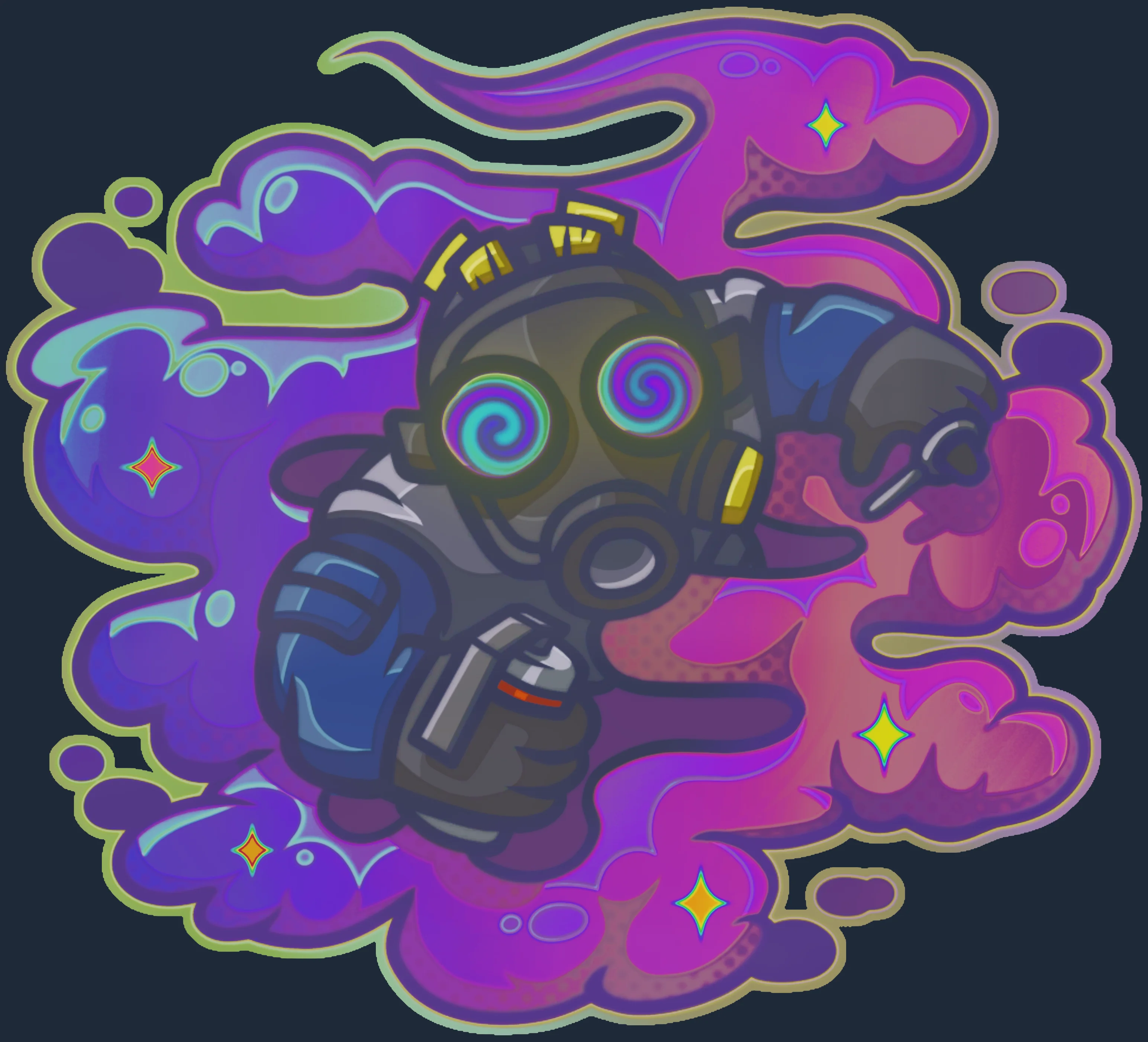 Sticker | Get Smoked (Holo) Image