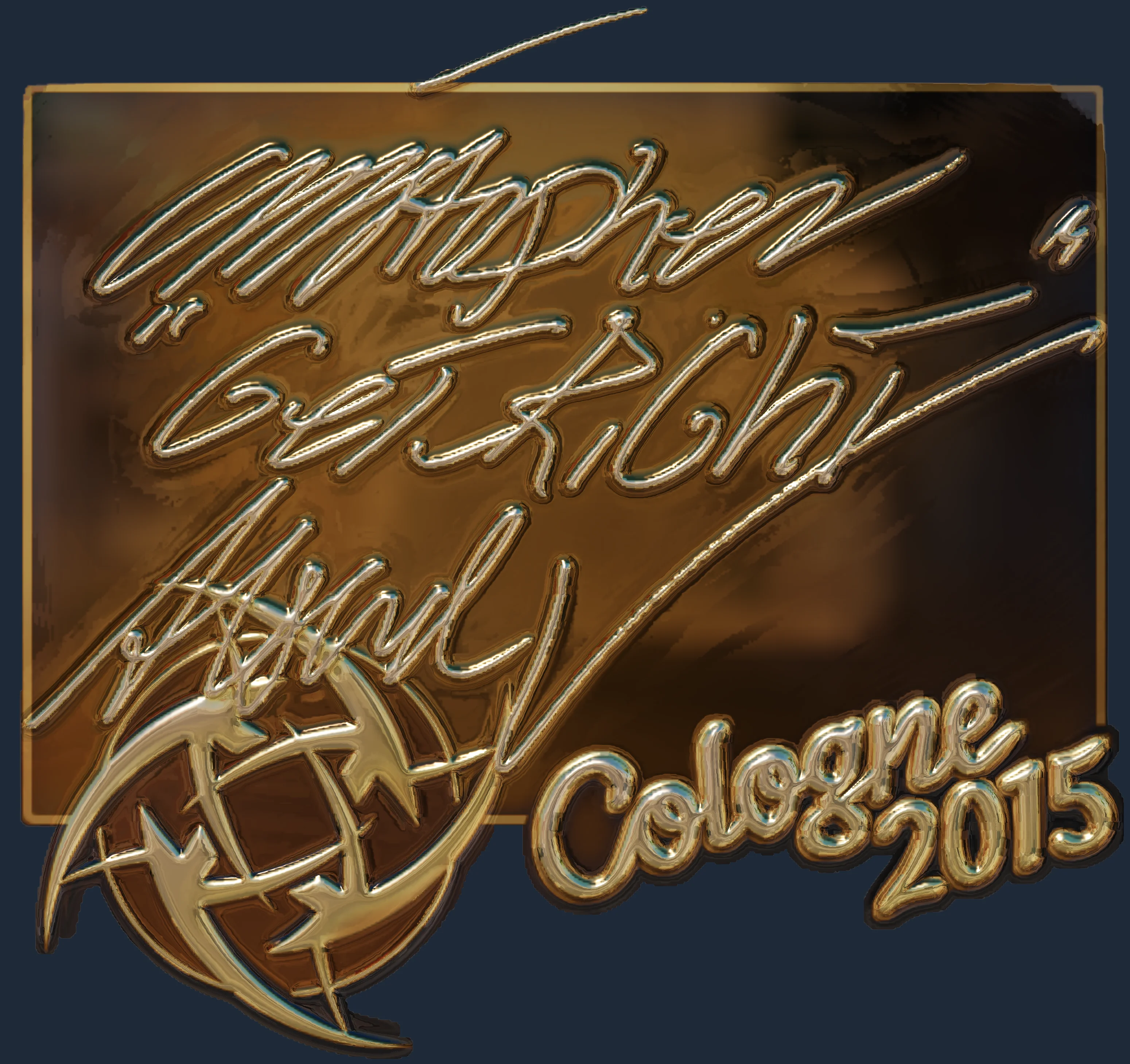 Sticker | GeT_RiGhT (Gold) | Cologne 2015 Image