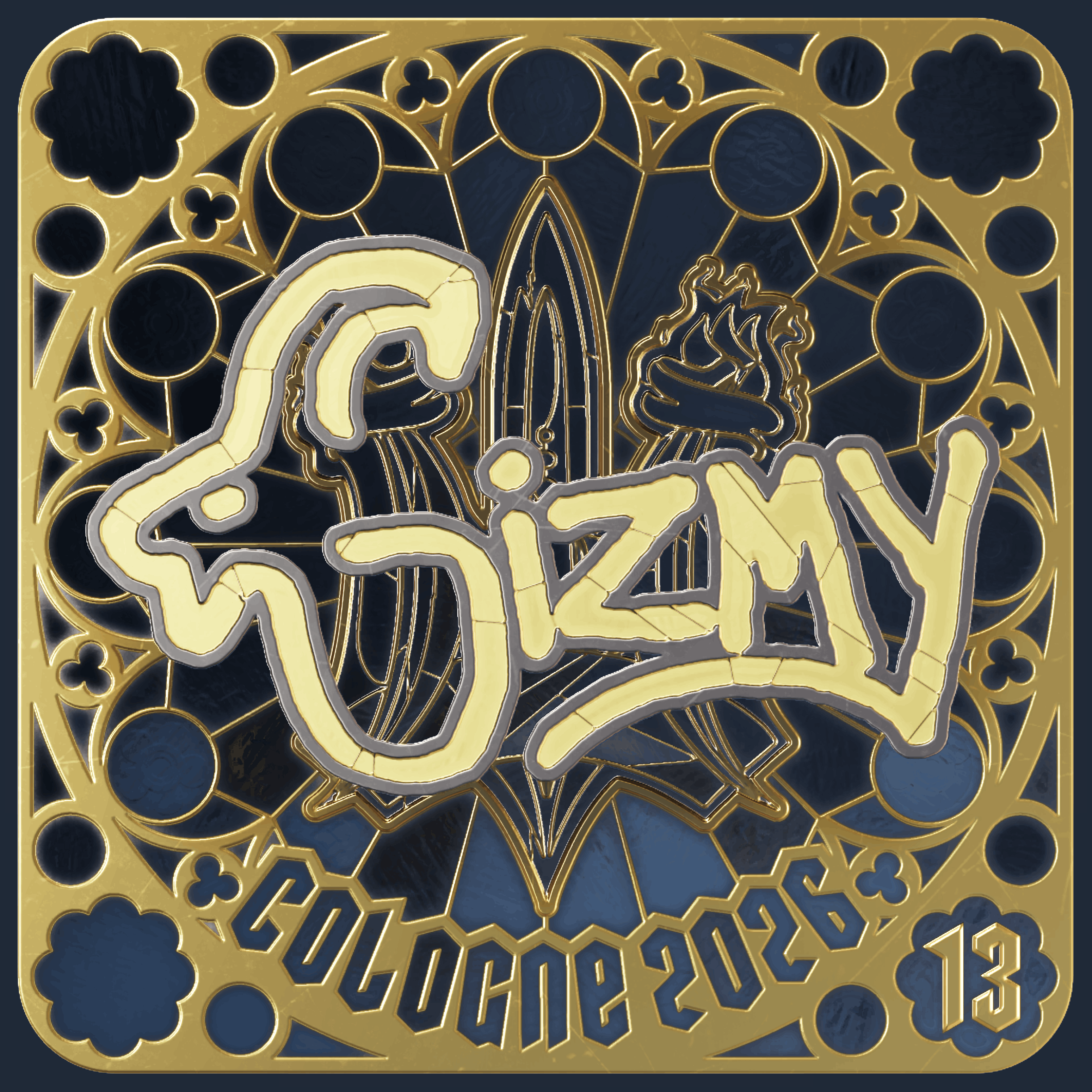 Sticker | Gizmy (Gold, Ranked) | Cologne 2026 Image