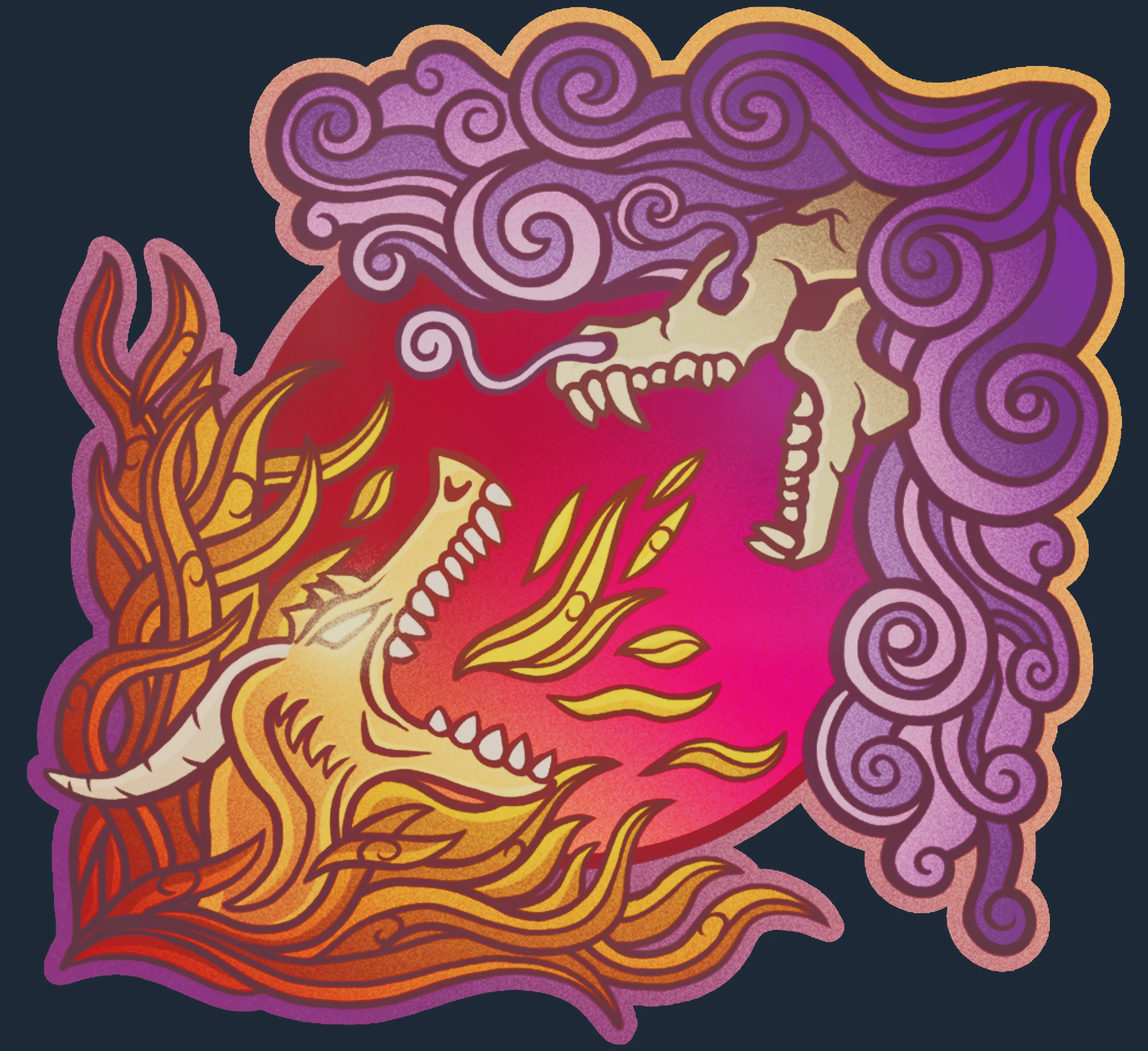 Sticker | Good Versus Evil Image
