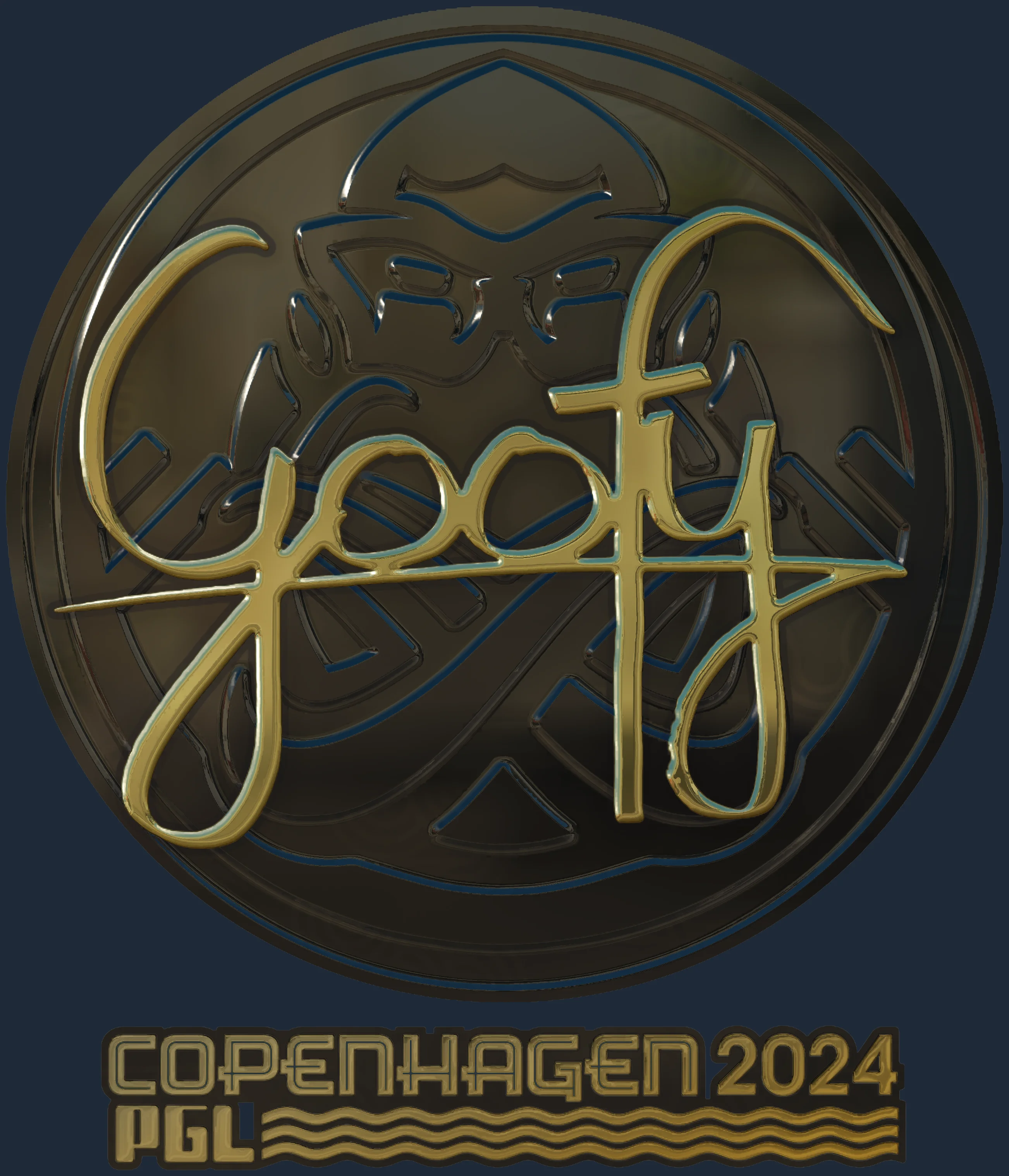 Sticker | Goofy (Gold) | Copenhagen 2024 Image