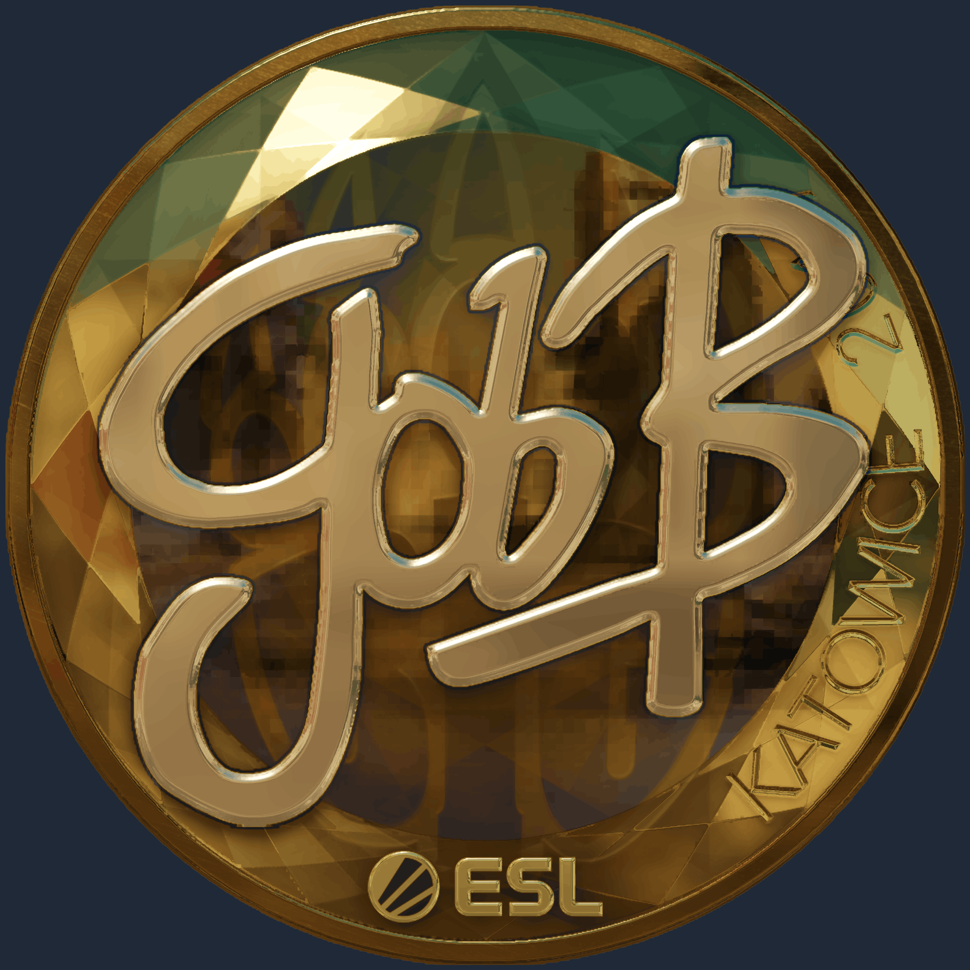 Sticker | gob b (Gold) | Katowice 2019 Image