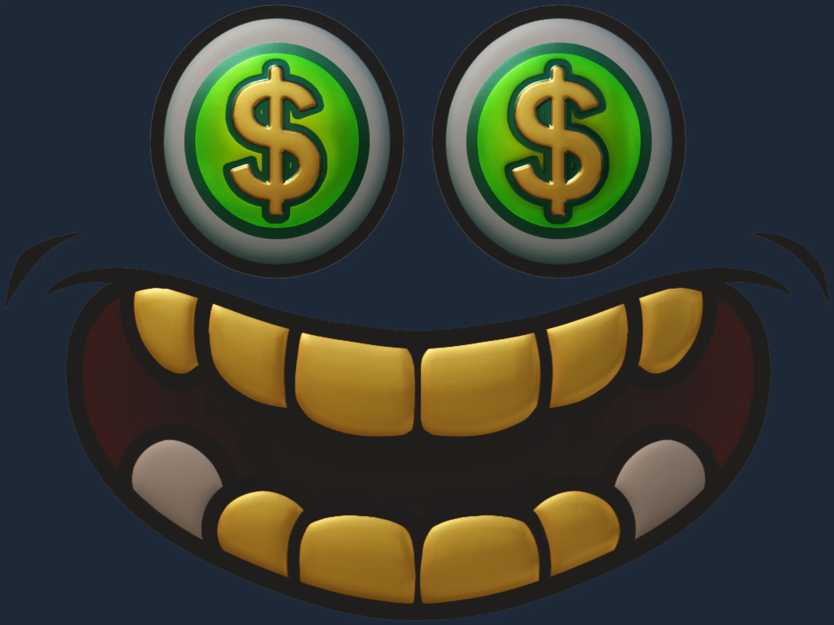 Sticker | Gold Teef (Foil) Image