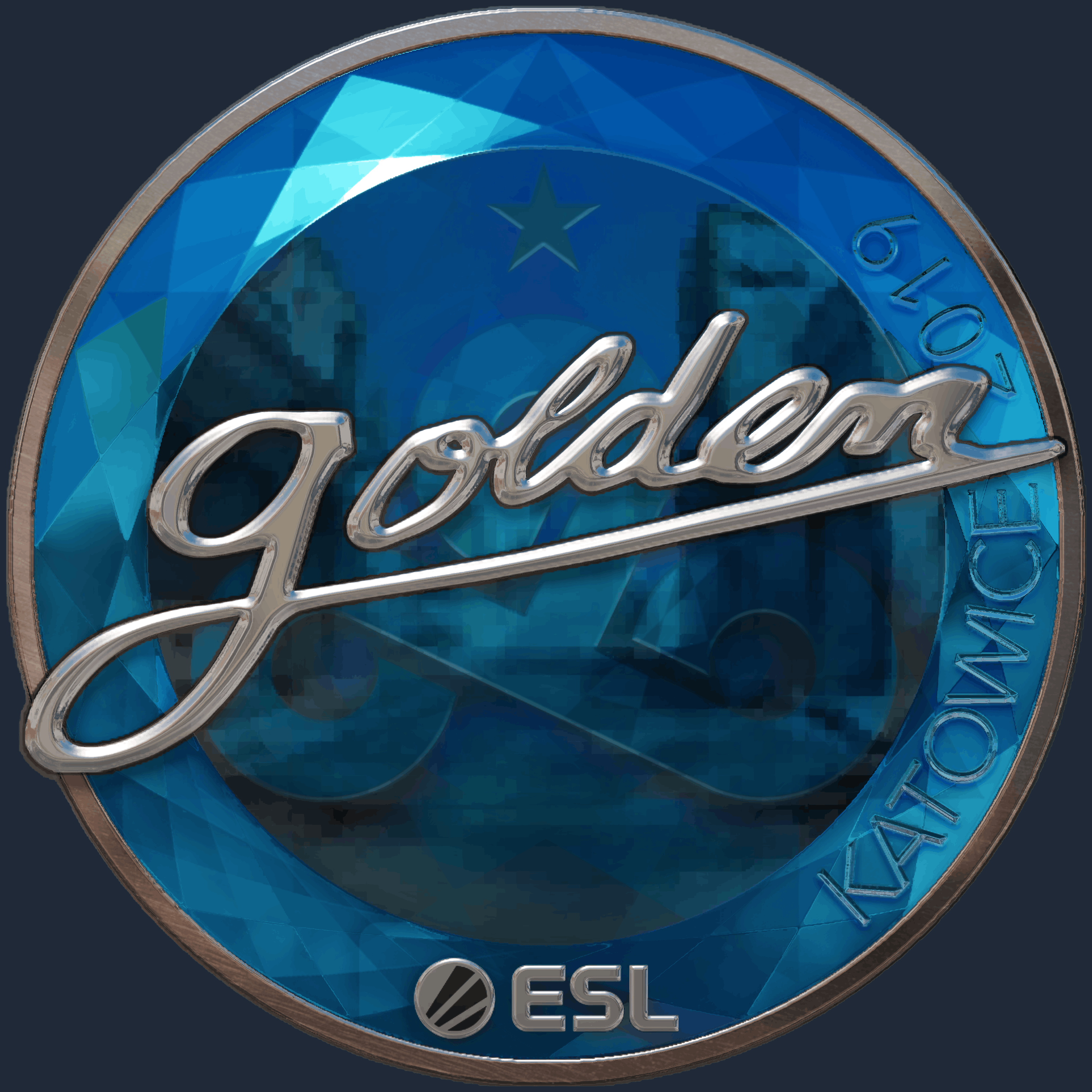 Sticker | Golden (Foil) | Katowice 2019 Image