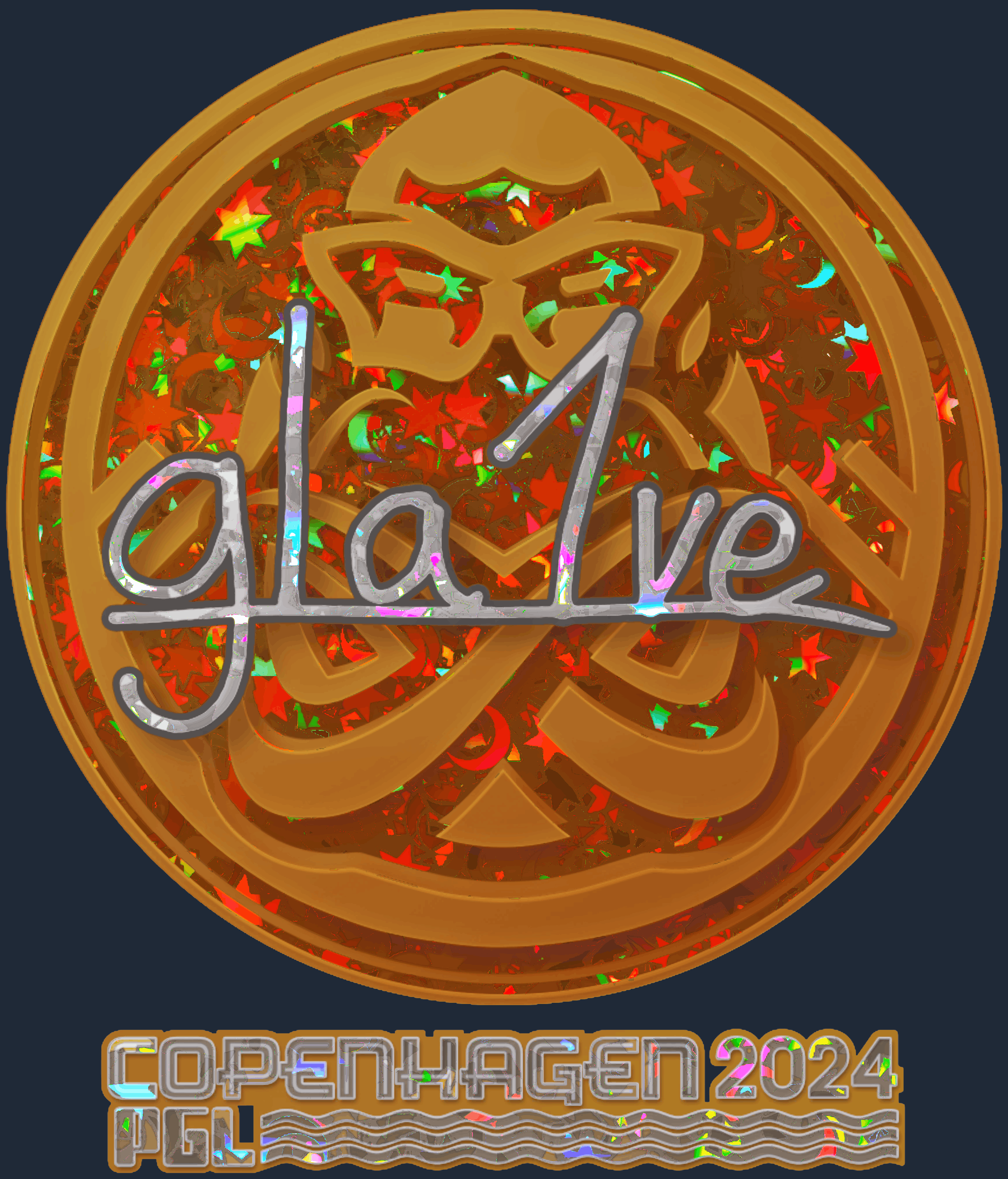 Sticker | gla1ve (Glitter) | Copenhagen 2024 Image