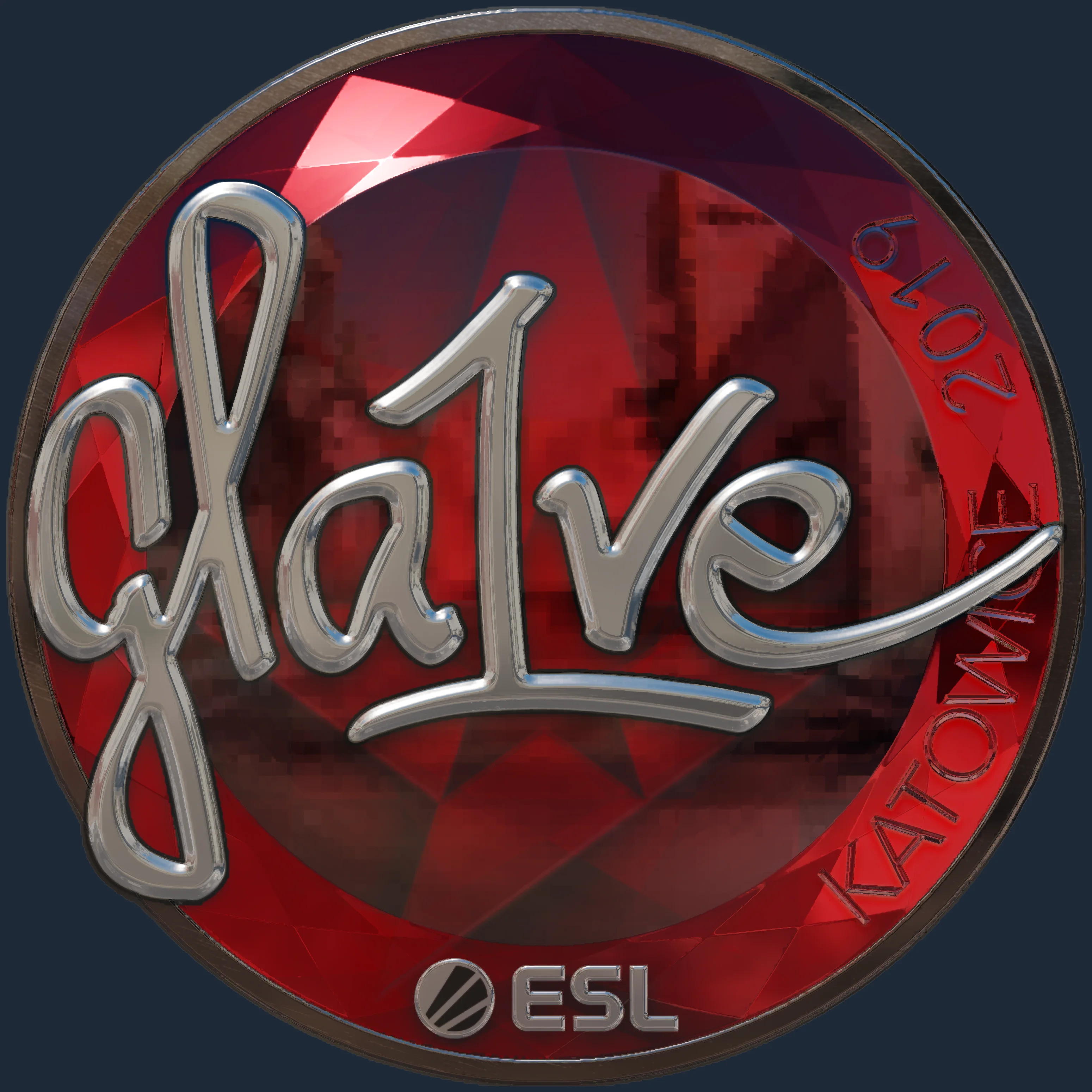 Sticker | gla1ve (Foil) | Katowice 2019 Image