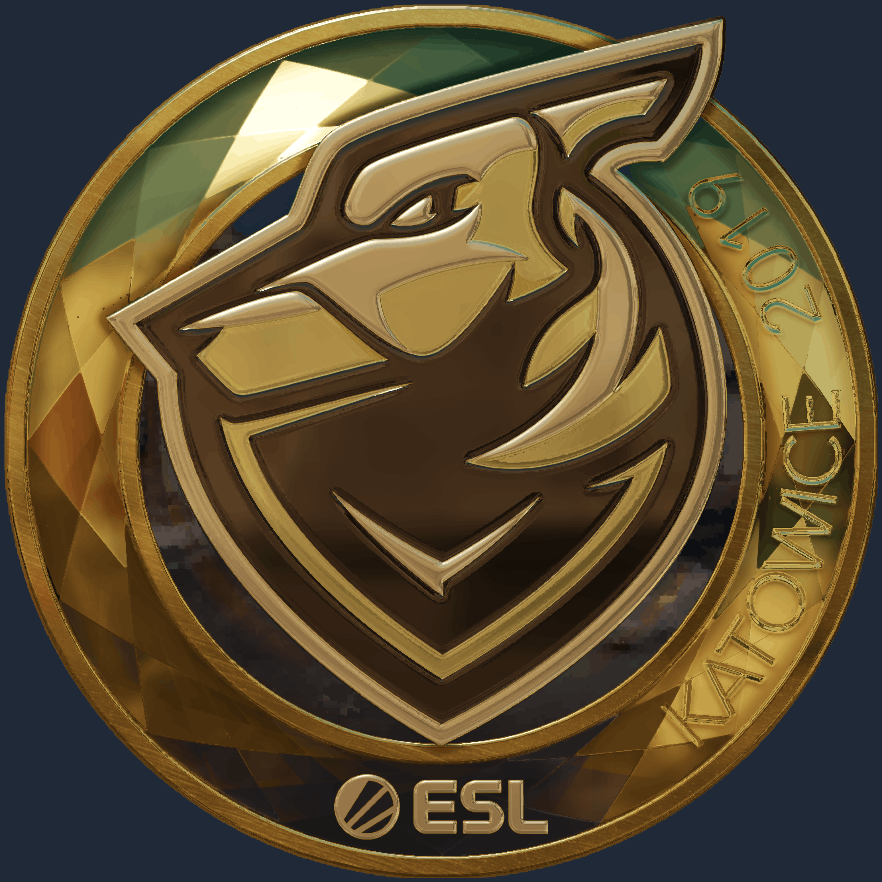 Sticker | Grayhound Gaming (Gold) | Katowice 2019 Image