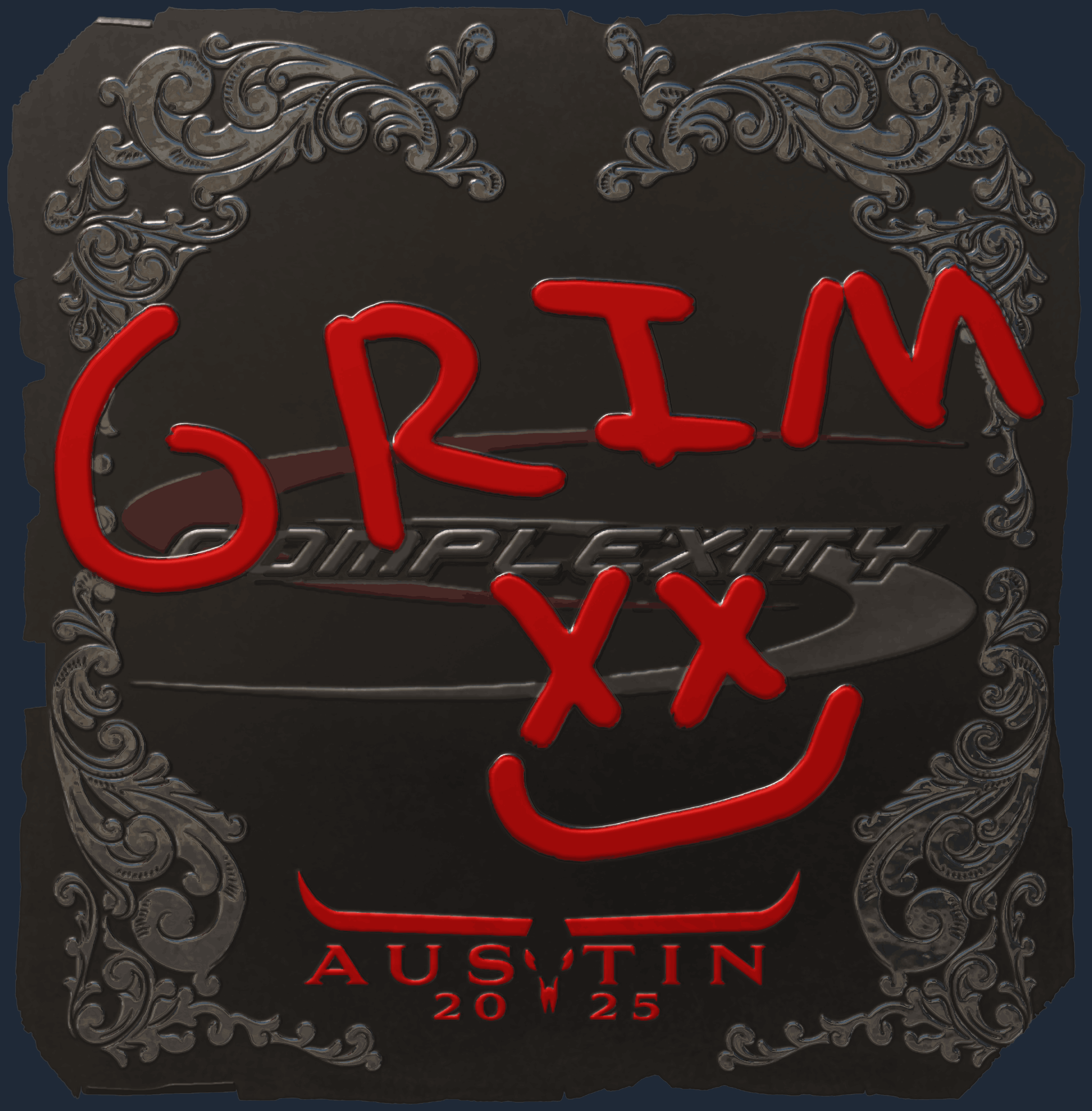Sticker | Grim (Foil) | Austin 2025 Image