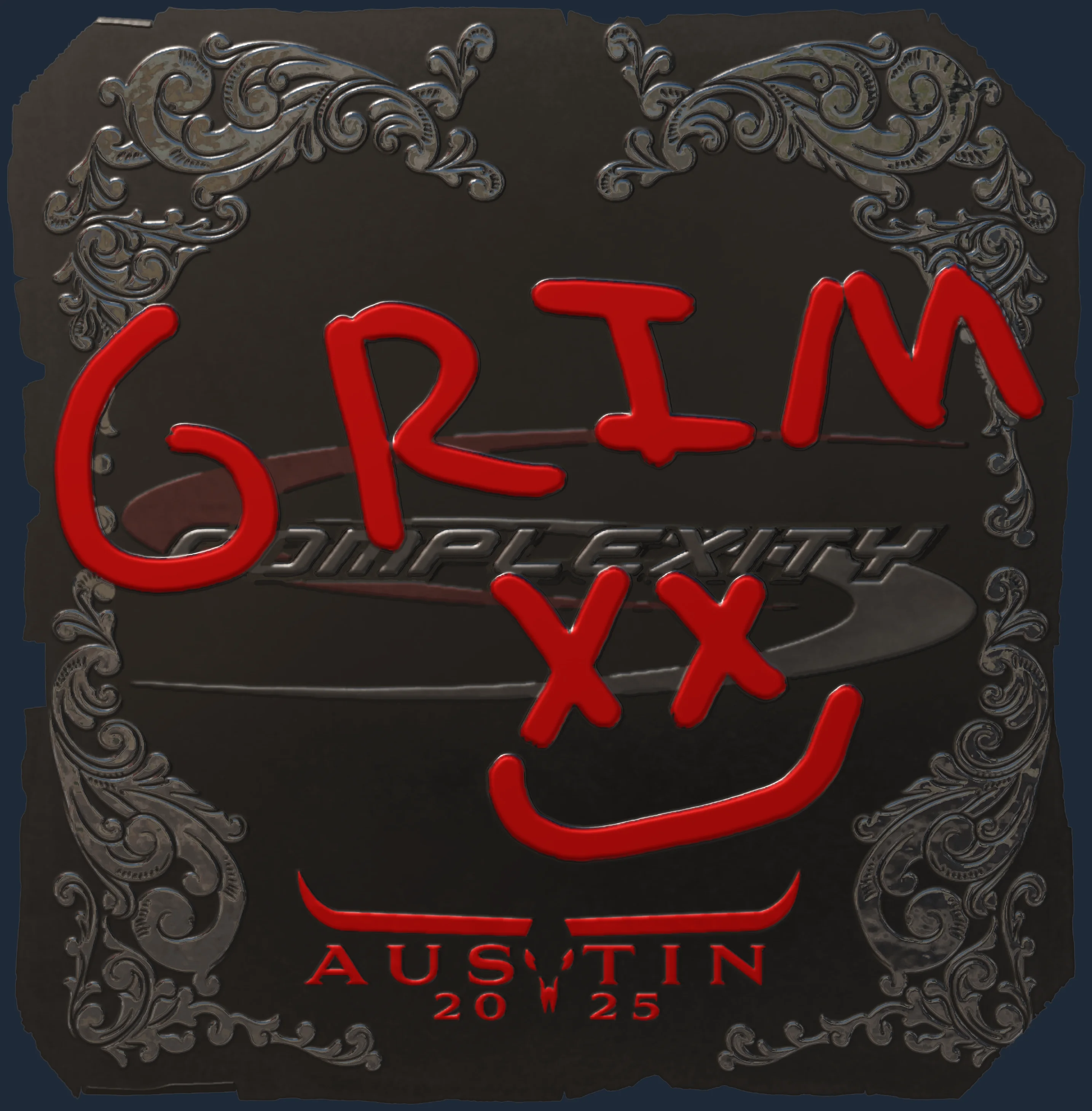 Sticker | Grim (Foil) | Austin 2025 Image