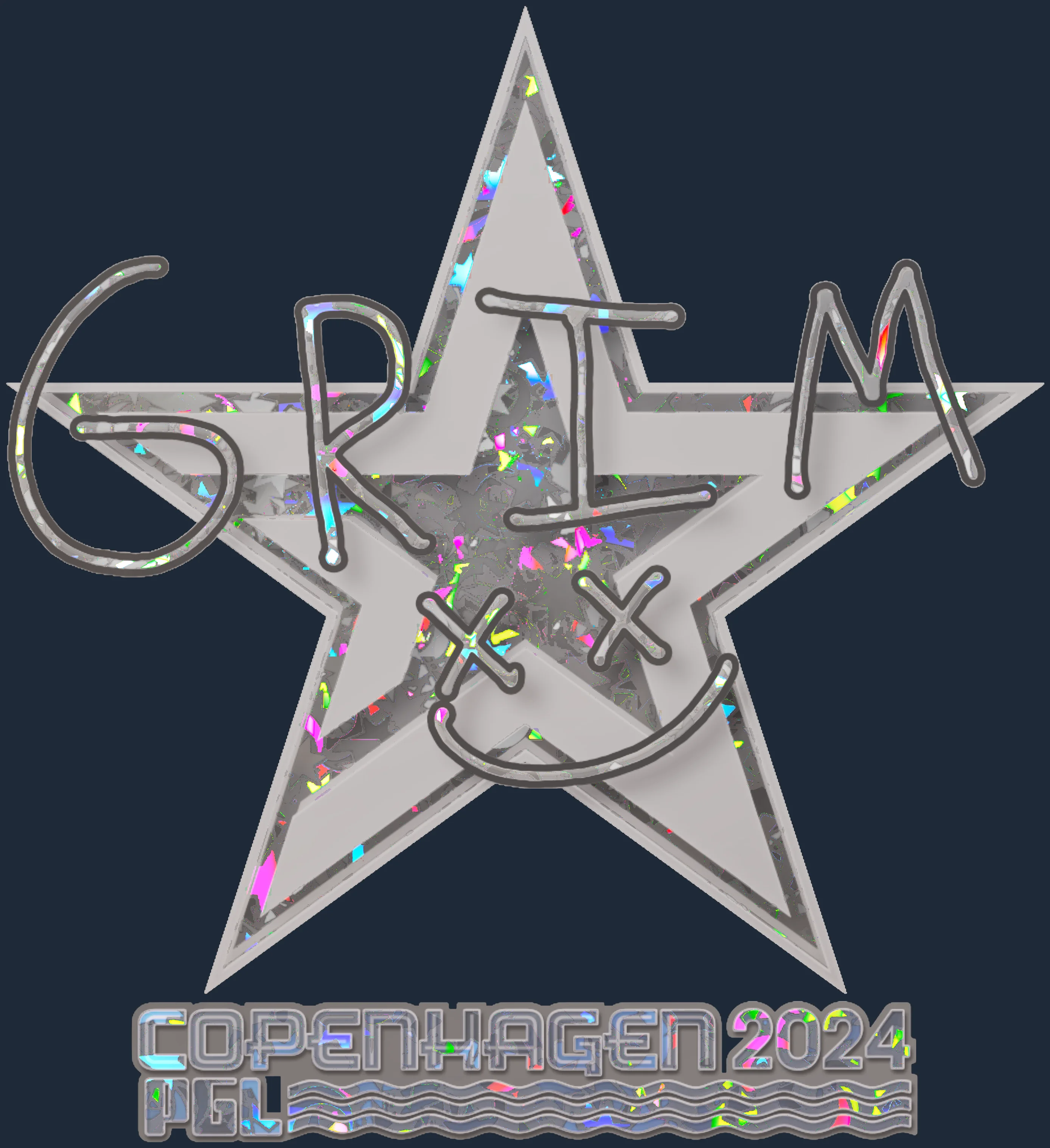 Sticker | Grim (Glitter) | Copenhagen 2024 Image