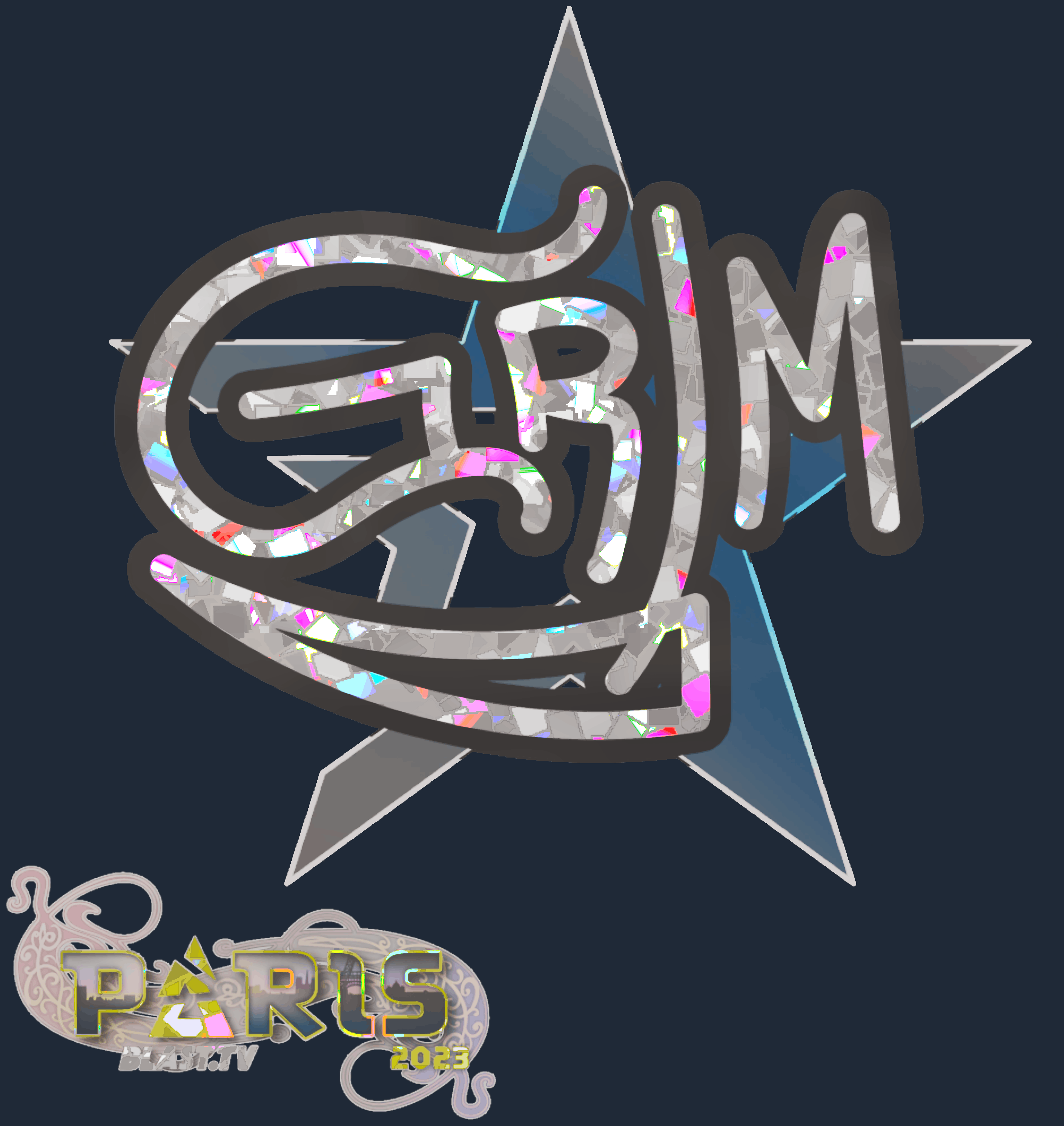 Sticker | Grim (Glitter) | Paris 2023 Image