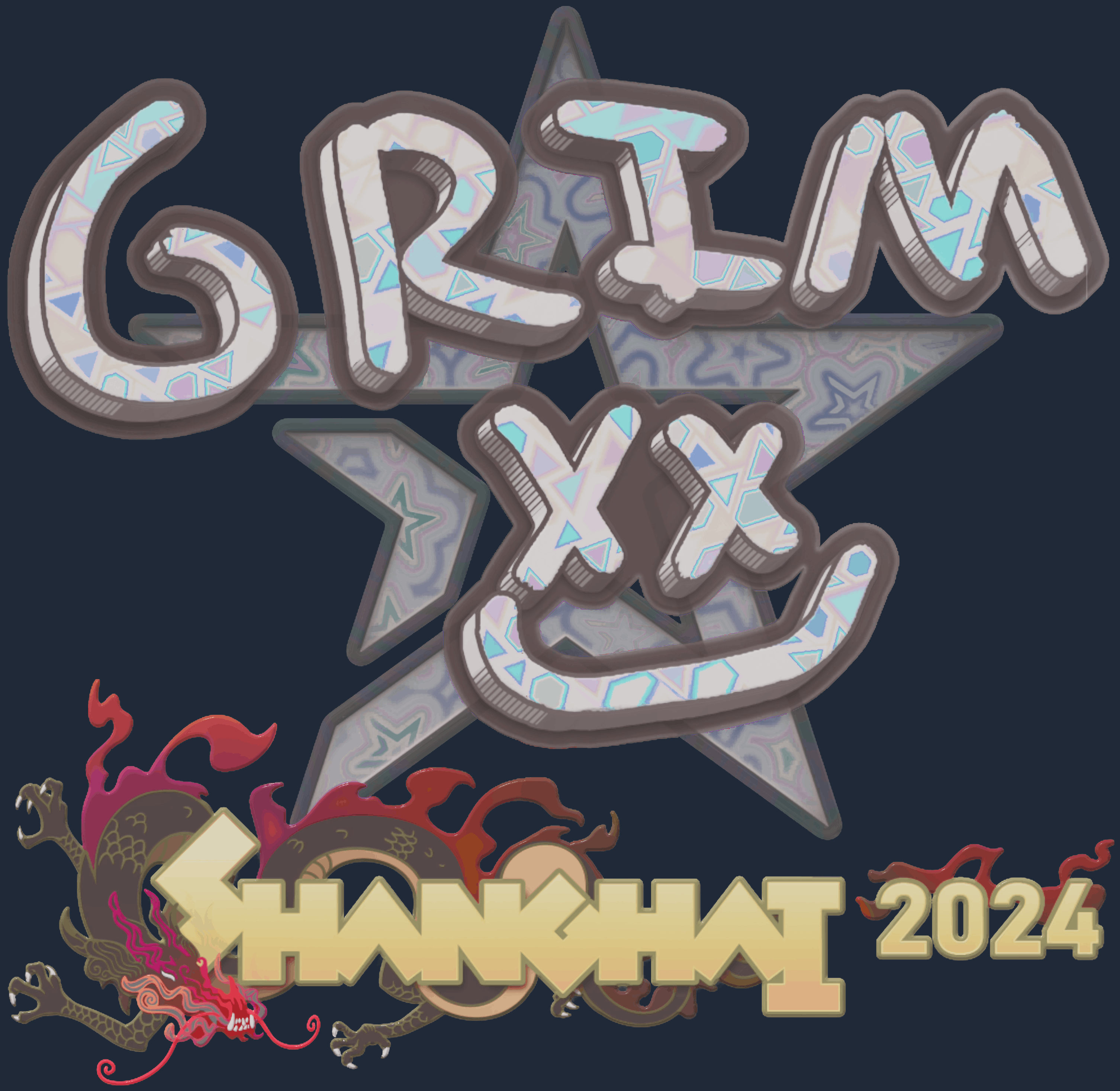 Sticker | Grim (Holo) | Shanghai 2024 Image