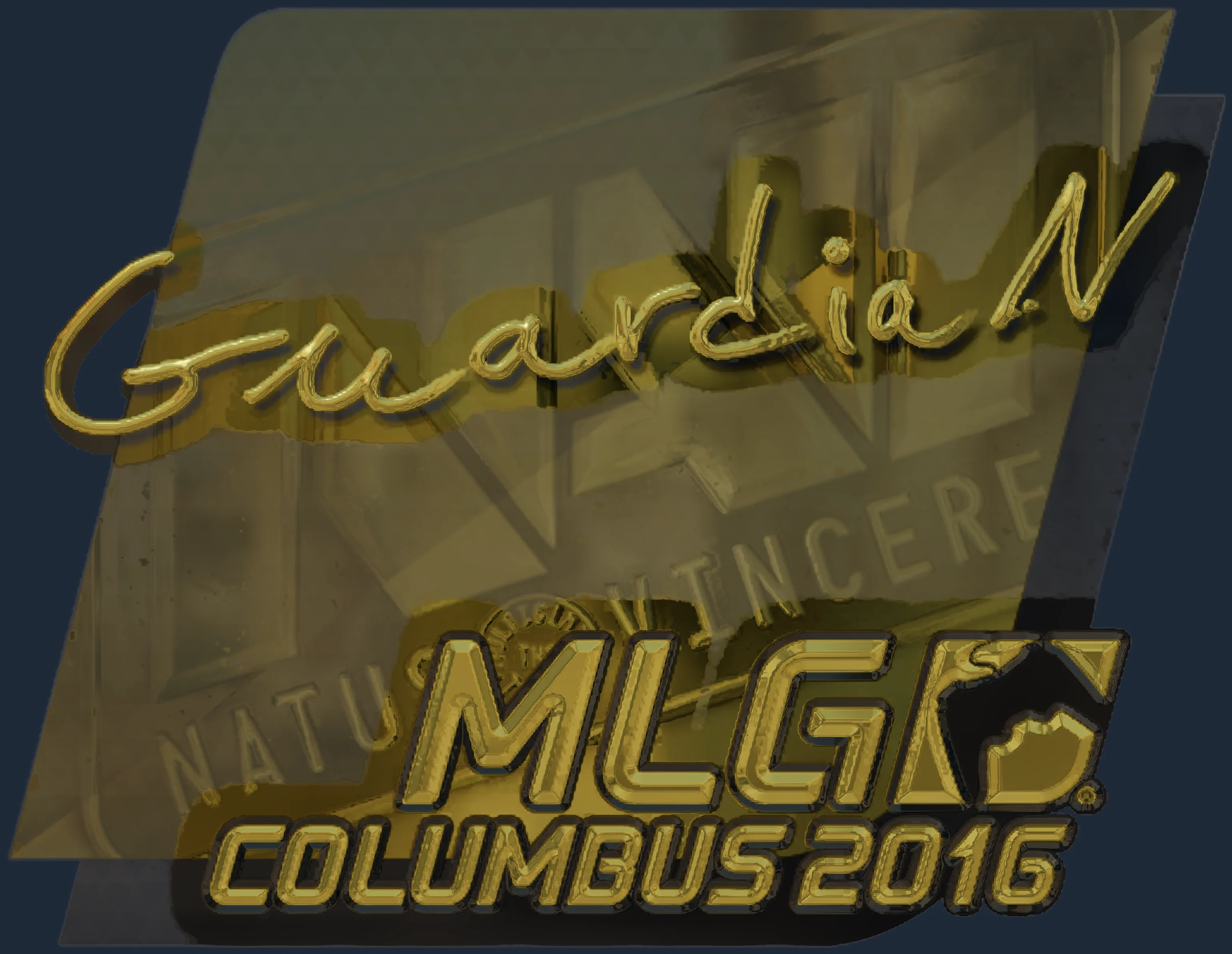Sticker | GuardiaN (Gold) | MLG Columbus 2016 Image