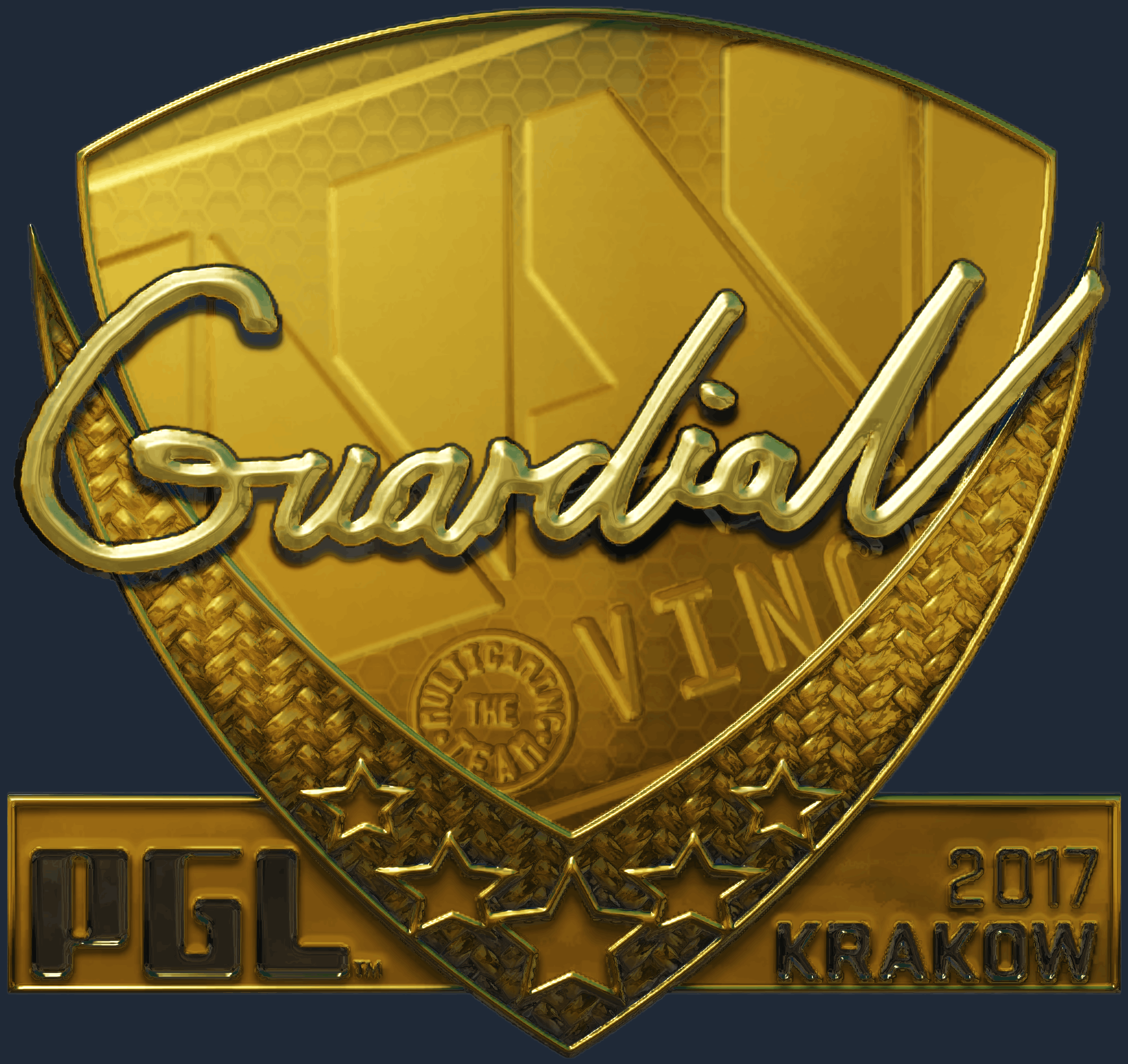 Sticker | GuardiaN (Gold) | Krakow 2017 Image