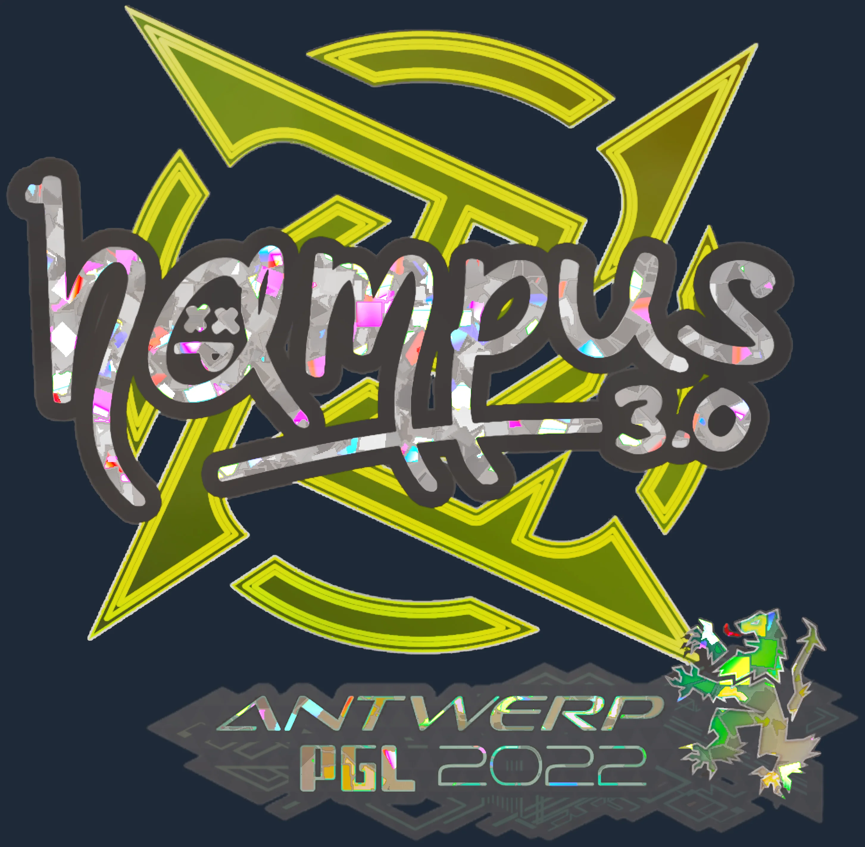 Sticker | hampus (Glitter) | Antwerp 2022 Image